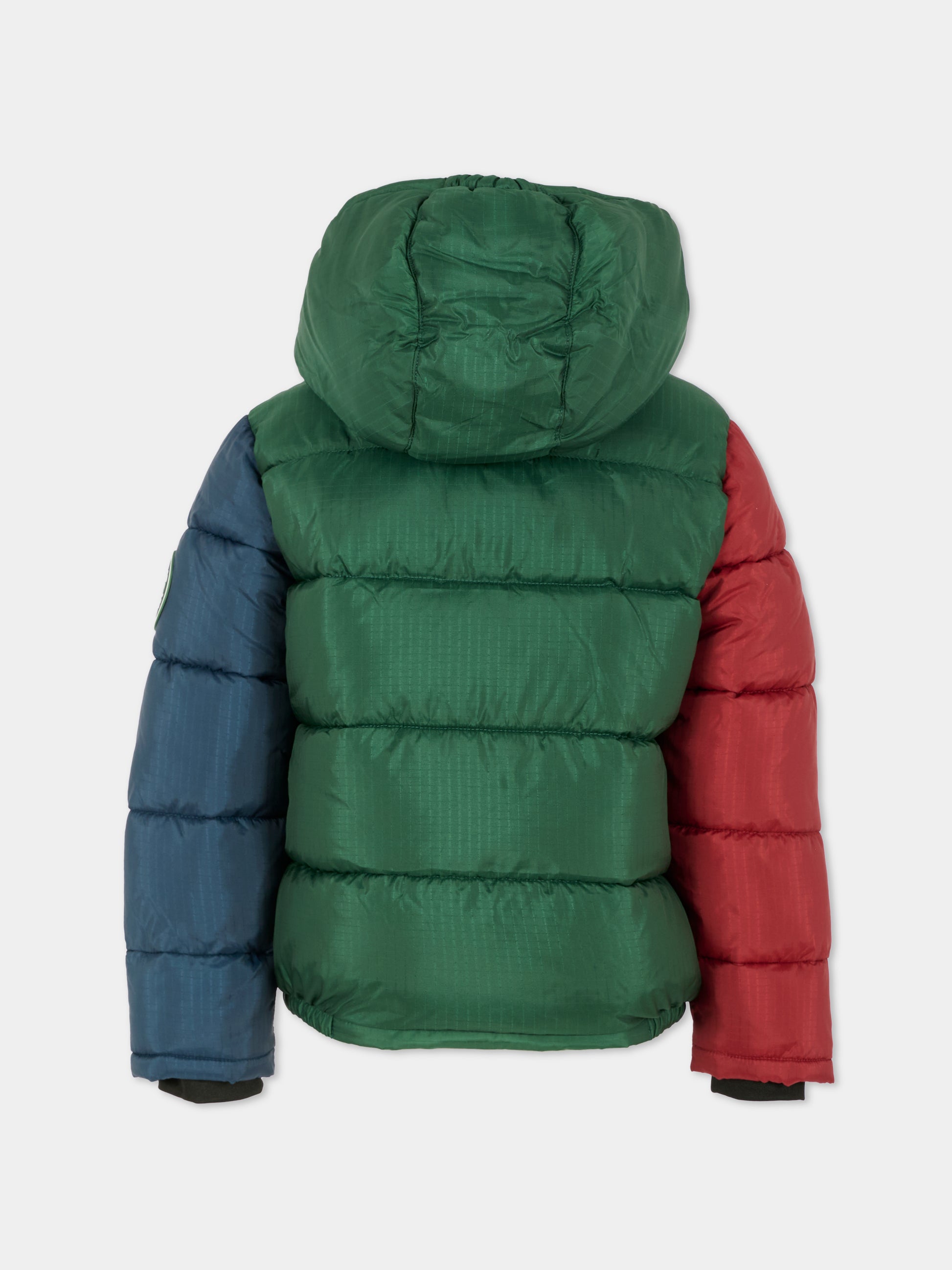 Piumino verde per bambino con logo,Levi's Kids,EH924 F7R