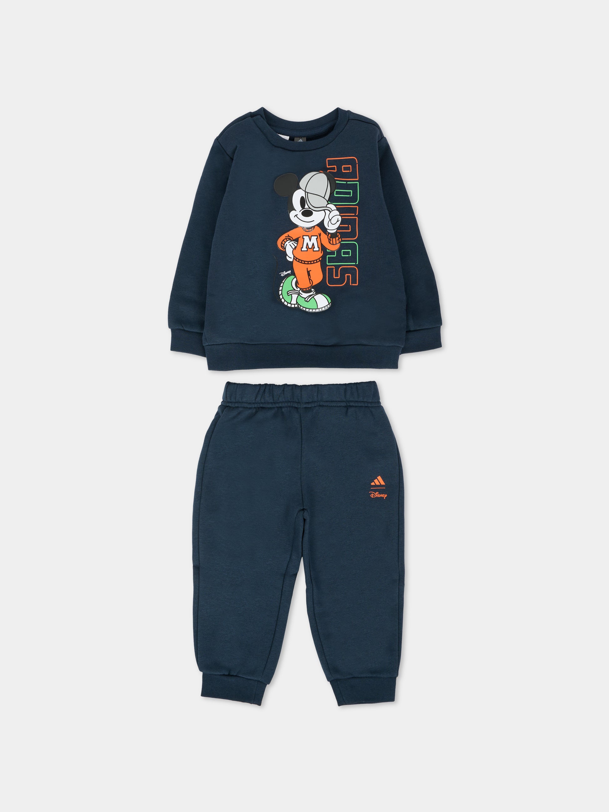 Completo blu per neonato con Topolino,Adidas,JL9176