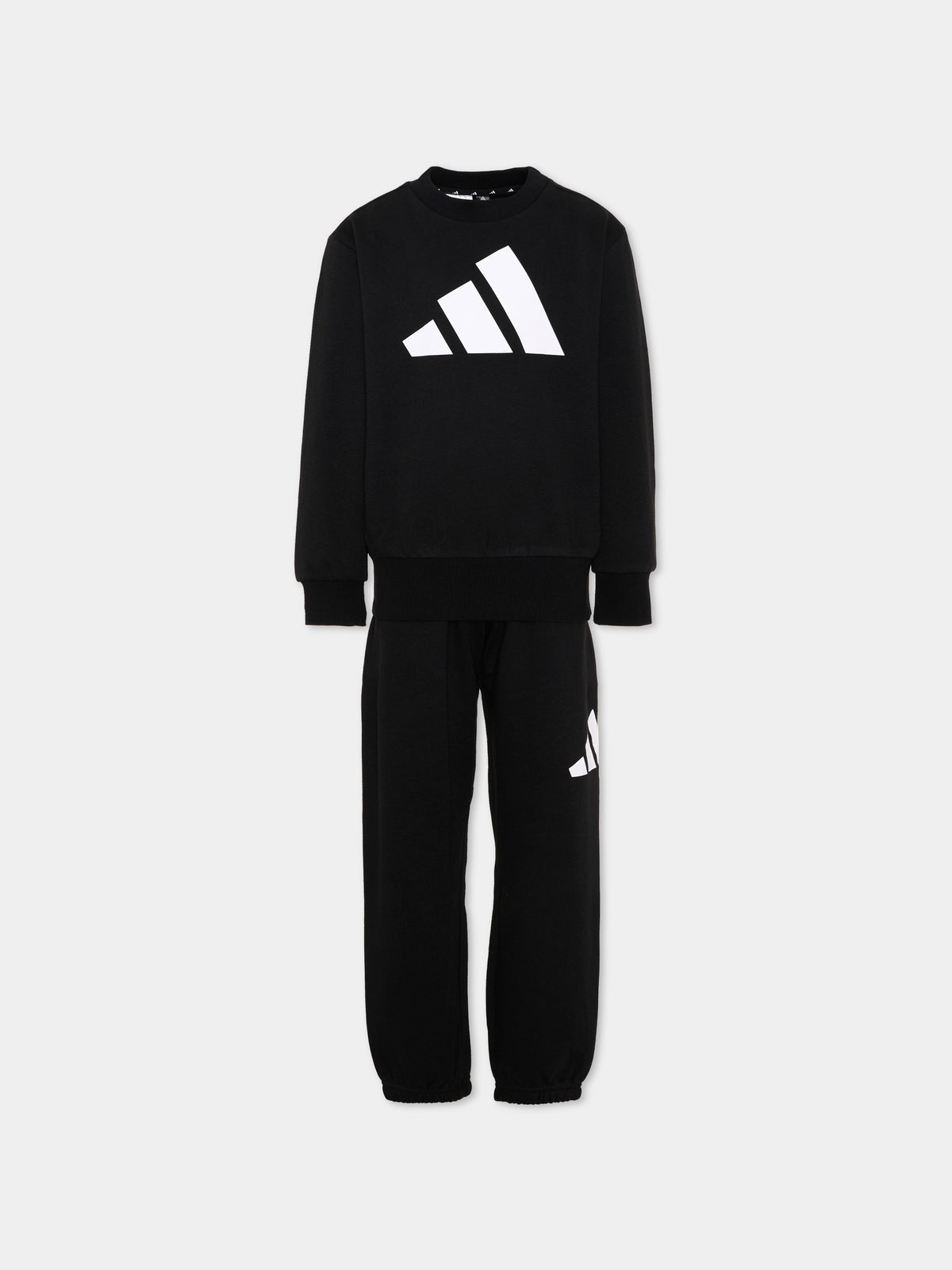 Completo sportivo lungo nero per bambino,Adidas,JW2438