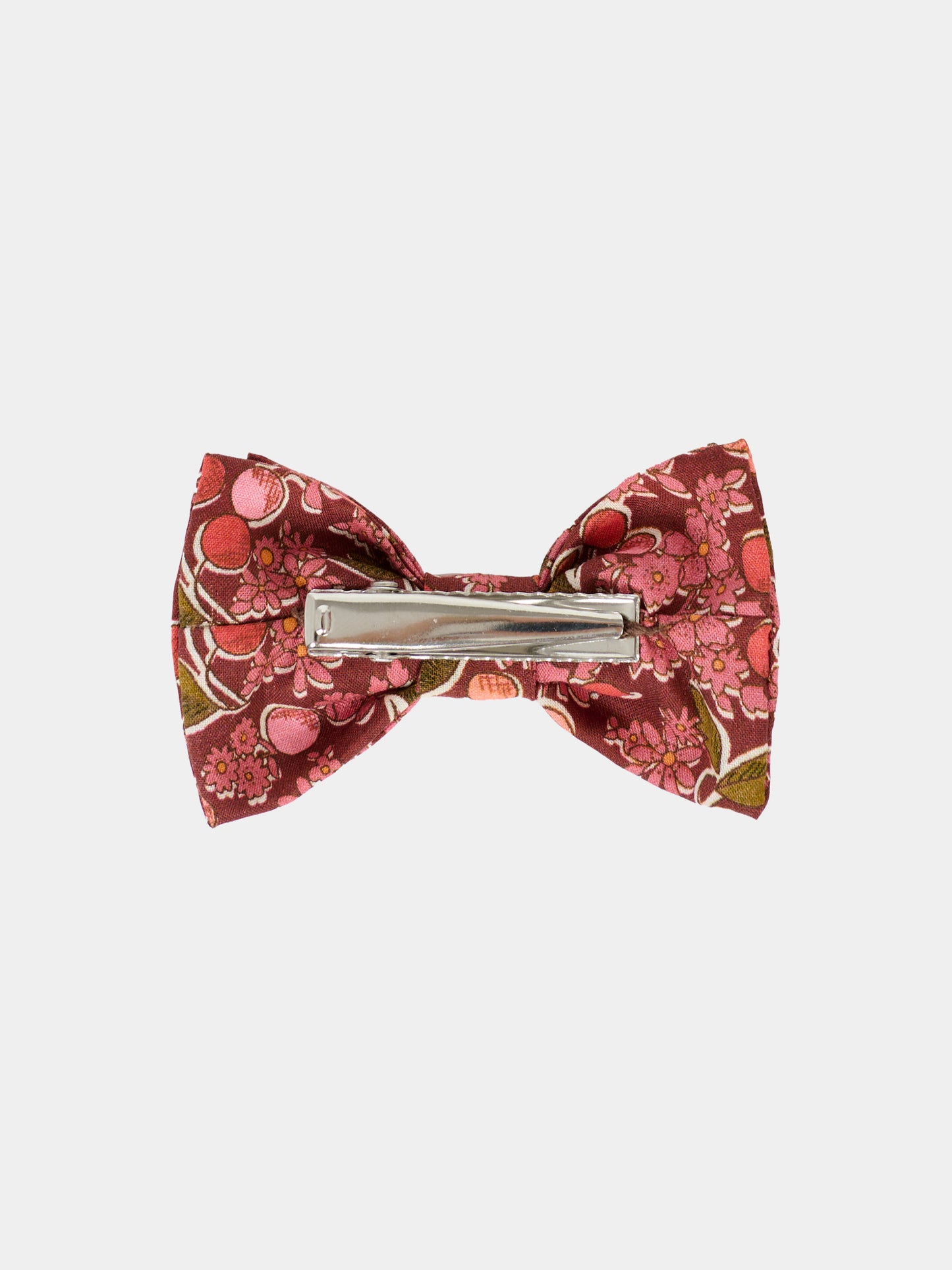 Set fermagli bordeaux per bambina con ciliegie,Bonpoint,W05GHAW00021 651D