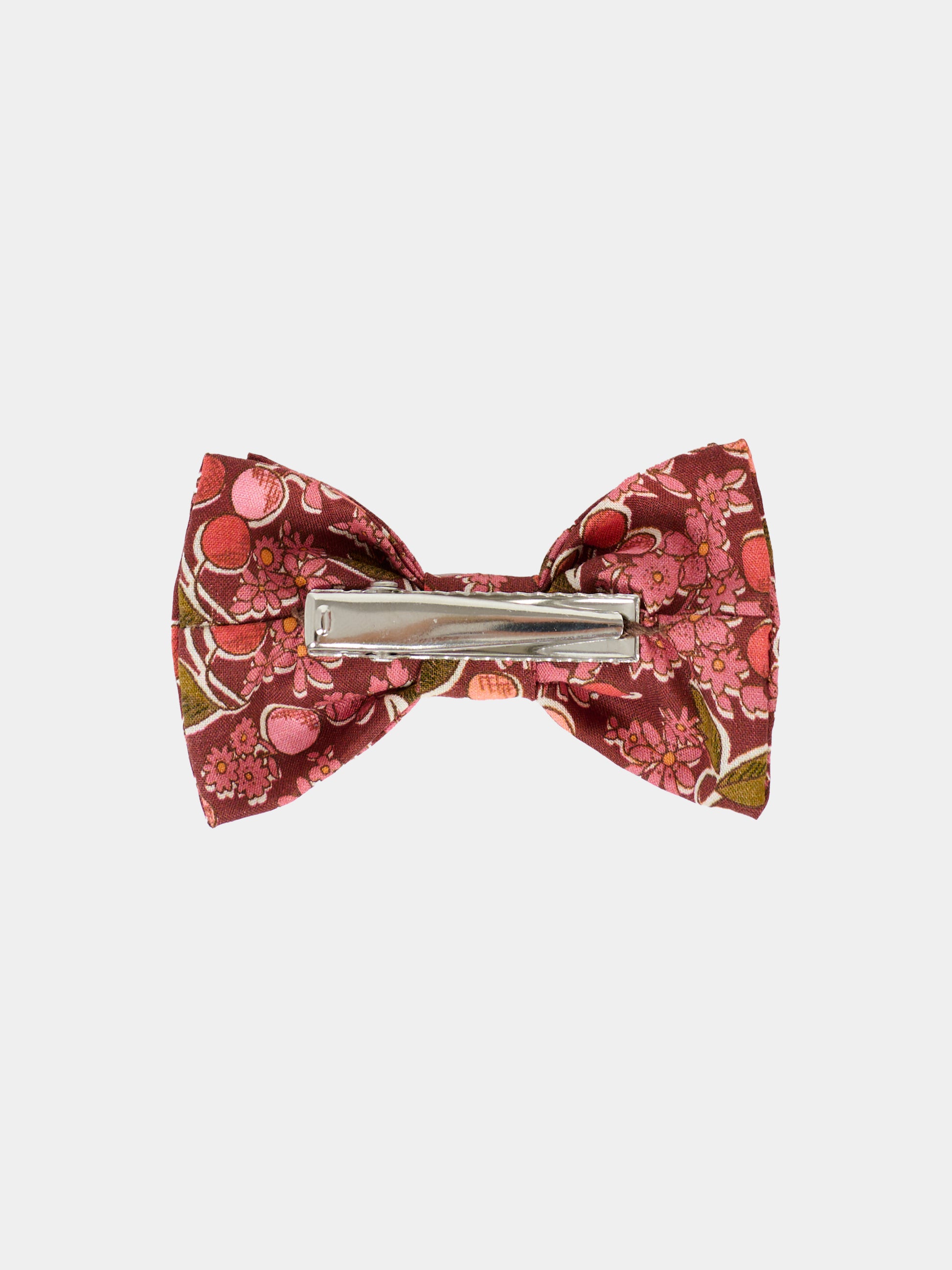 Set fermagli bordeaux per bambina con ciliegie,Bonpoint,W05GHAW00021 651D