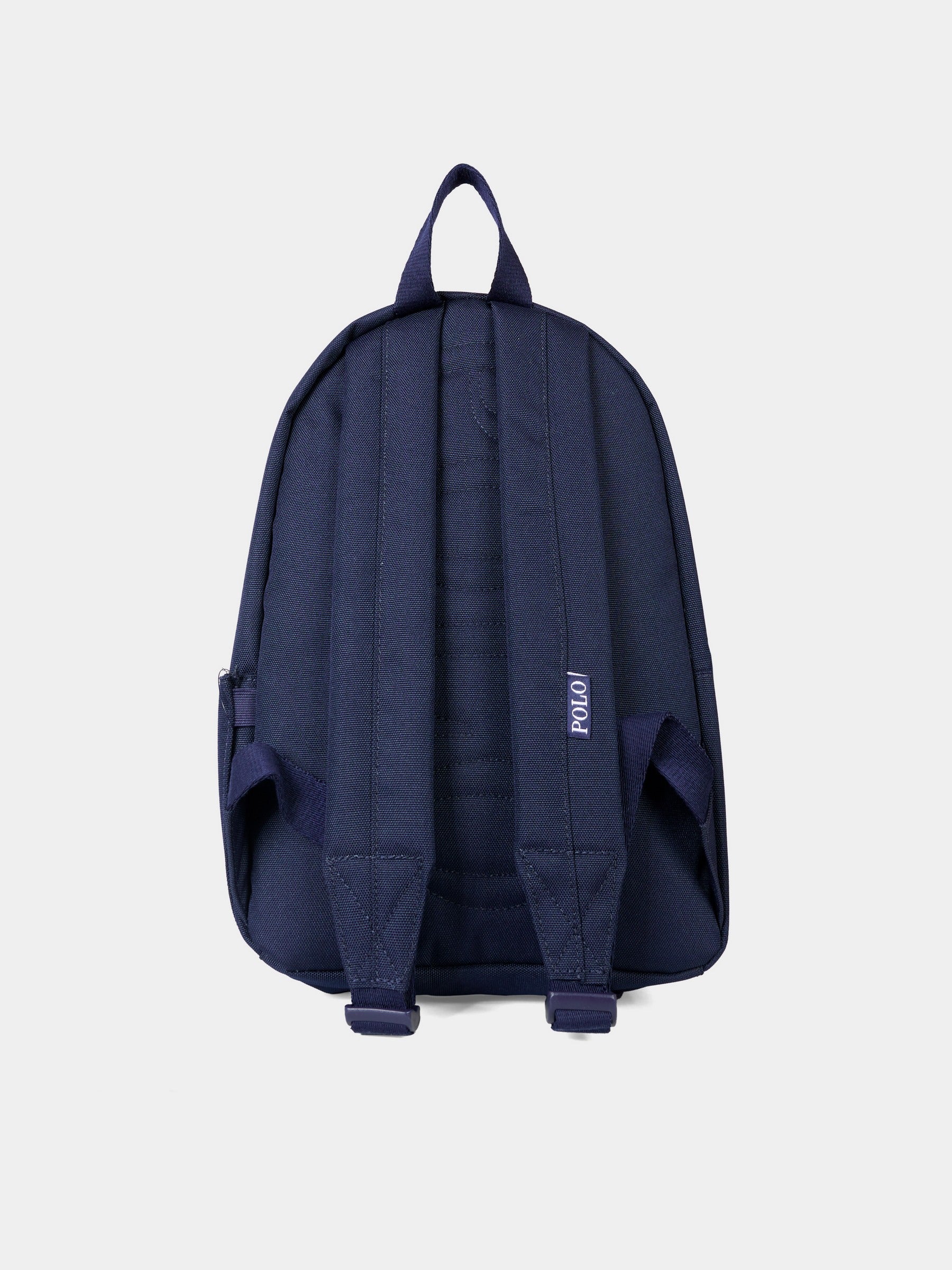 Zaino blu per bambino con Polo Bear,Ralph Lauren Kids,9AR173 BK9