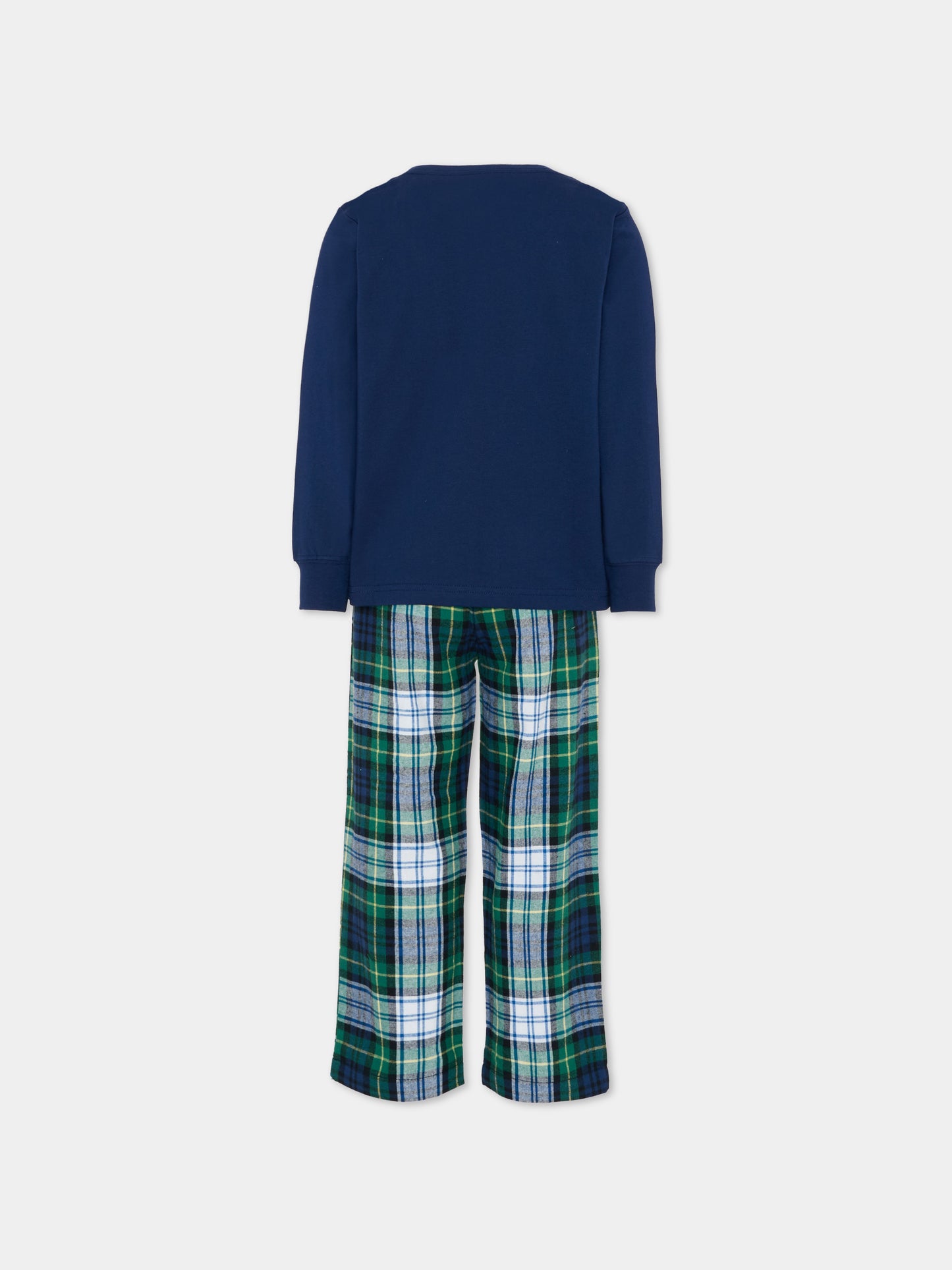 Pigiama blu per bambino con cavallino,Ralph Lauren Kids,8P0282 BLG