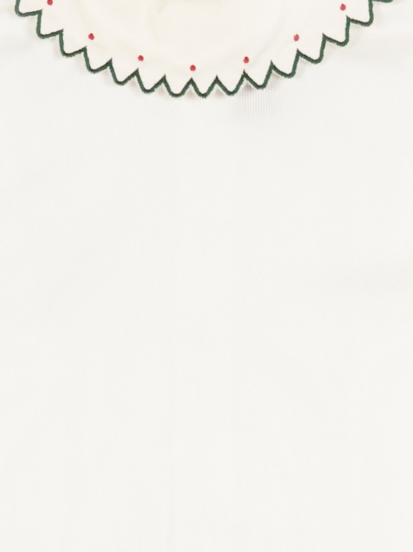 Completo bianco per neonato con ricami,La Stupenderia,1TBCT19 Z15V/R