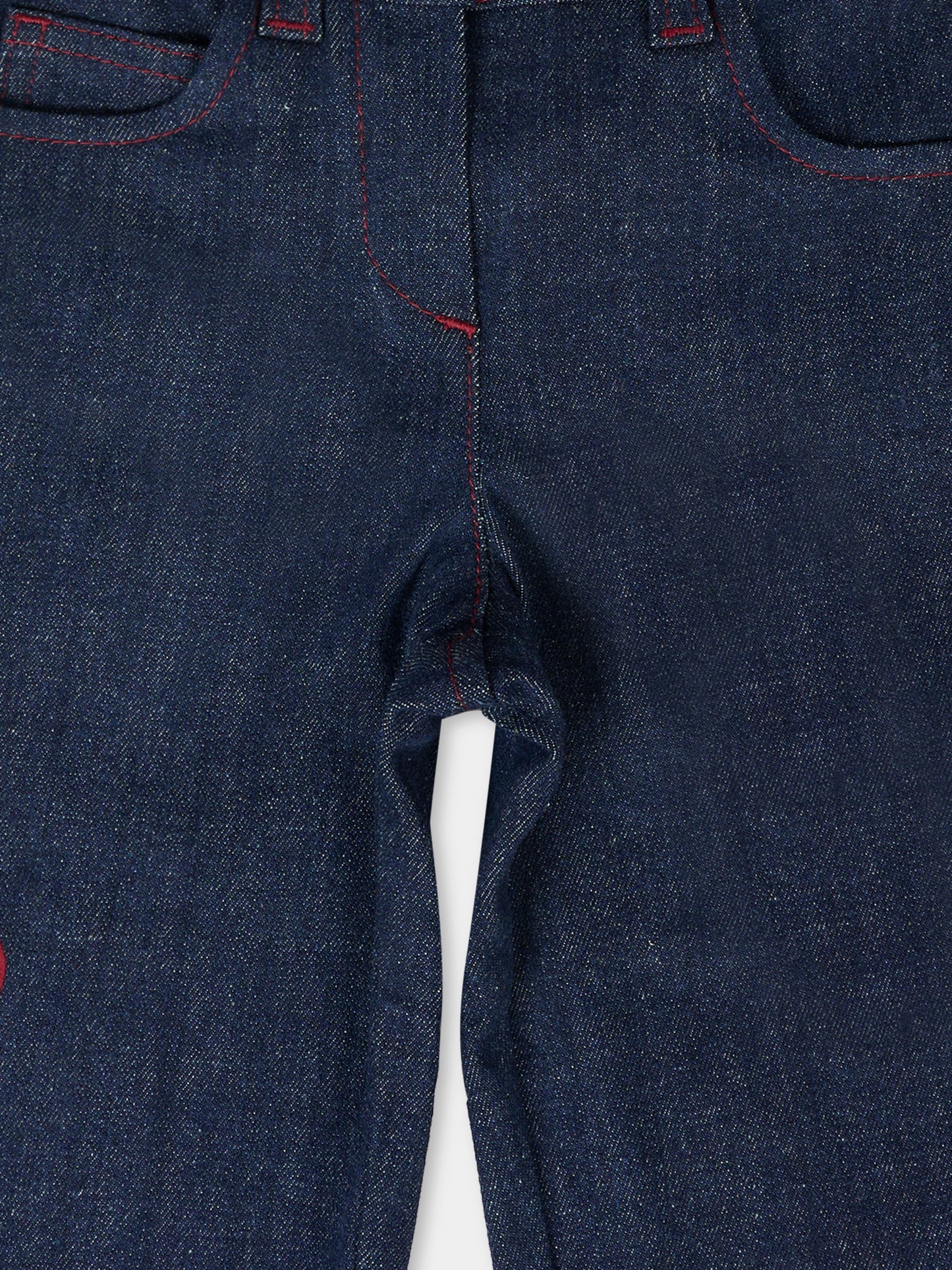 Jeans denim per neonata con cuori,Simonetta,SX6001 D0113 620