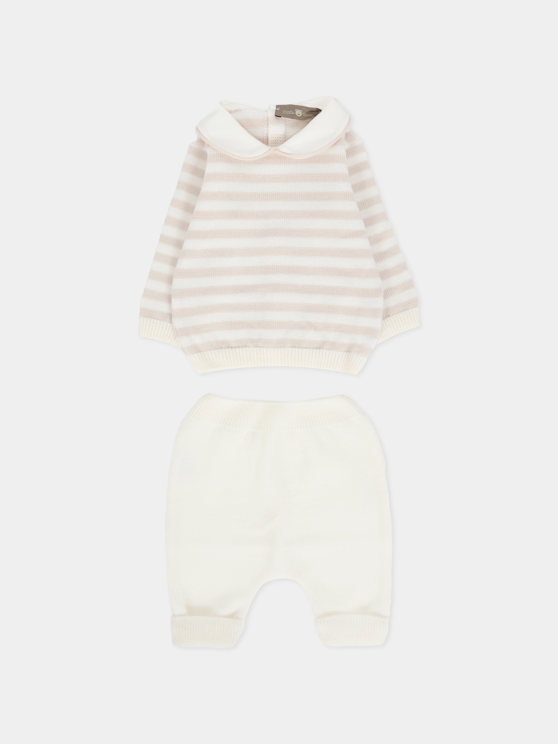 Completo avorio per neonati,Little Bear,2127 LATTE/BURRO