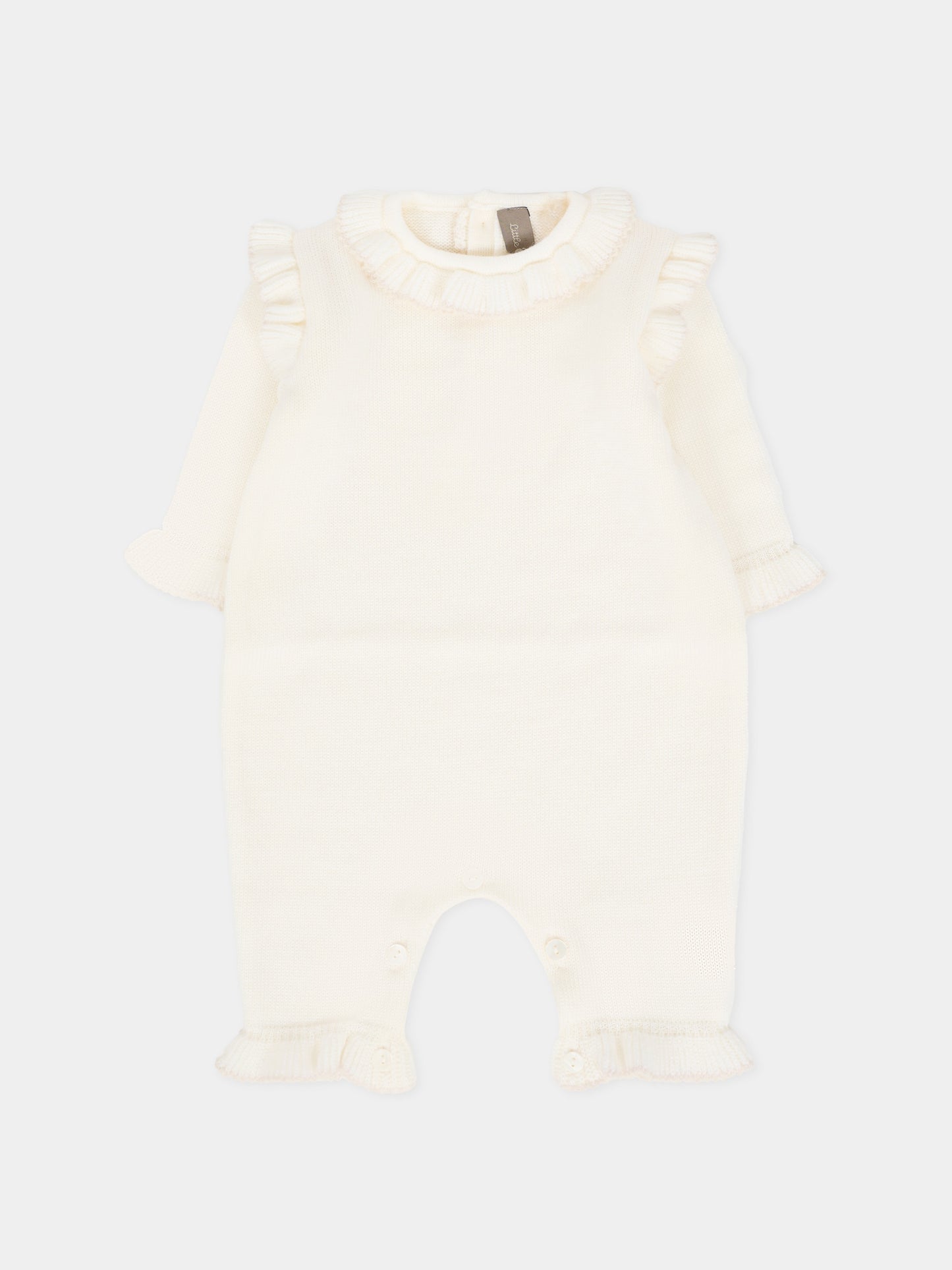 Tutina avorio per neonata,Little Bear,2133 LATTE/BURRO