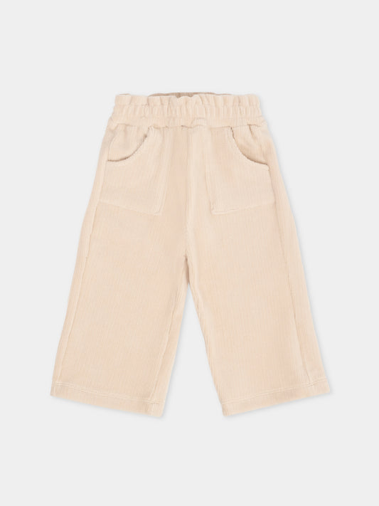 Pantaloni beige per neonata,Mayoral,2590 096