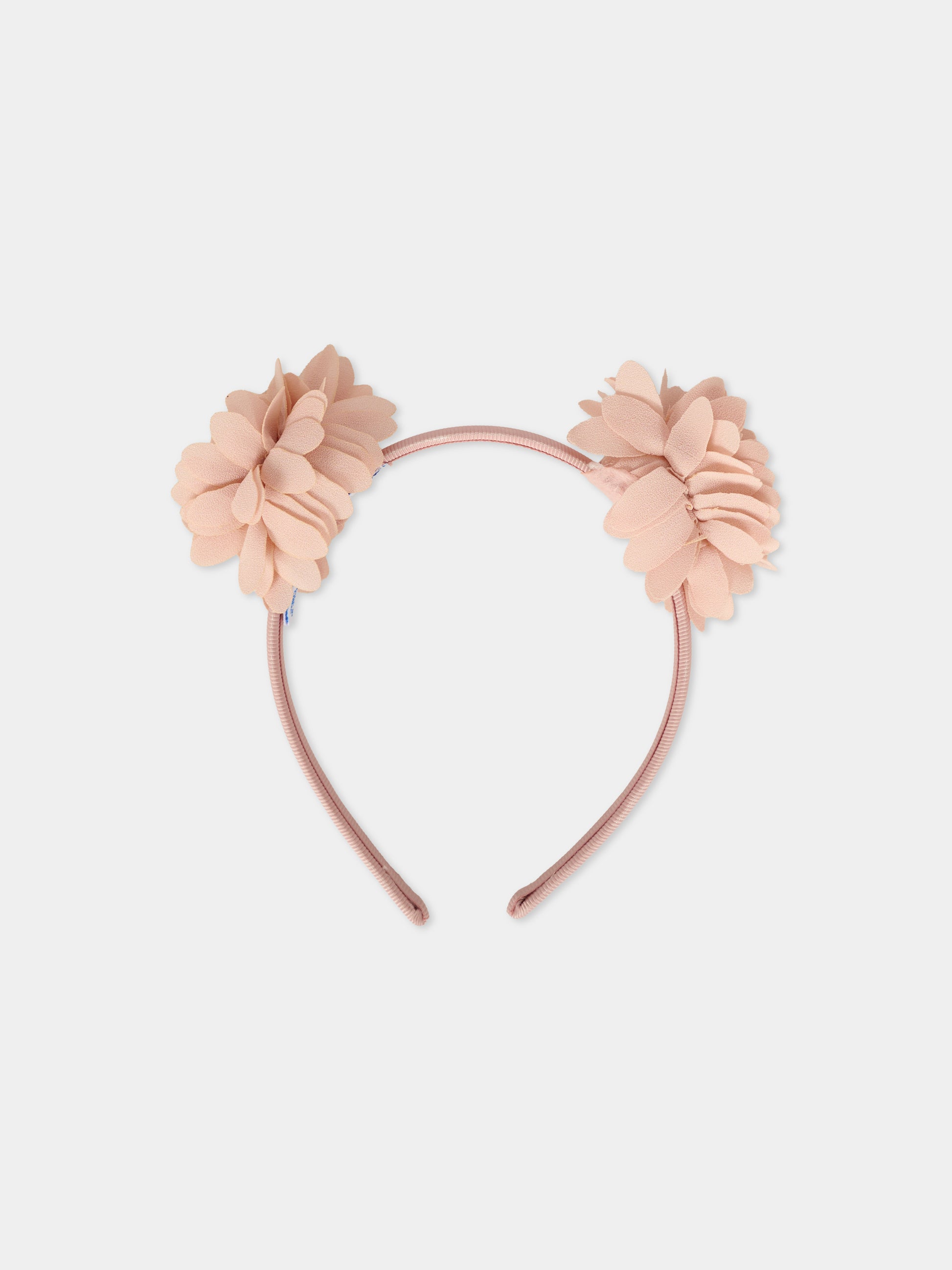 Cerchietto rosa per neonata con fiori,Mayoral,10026 069