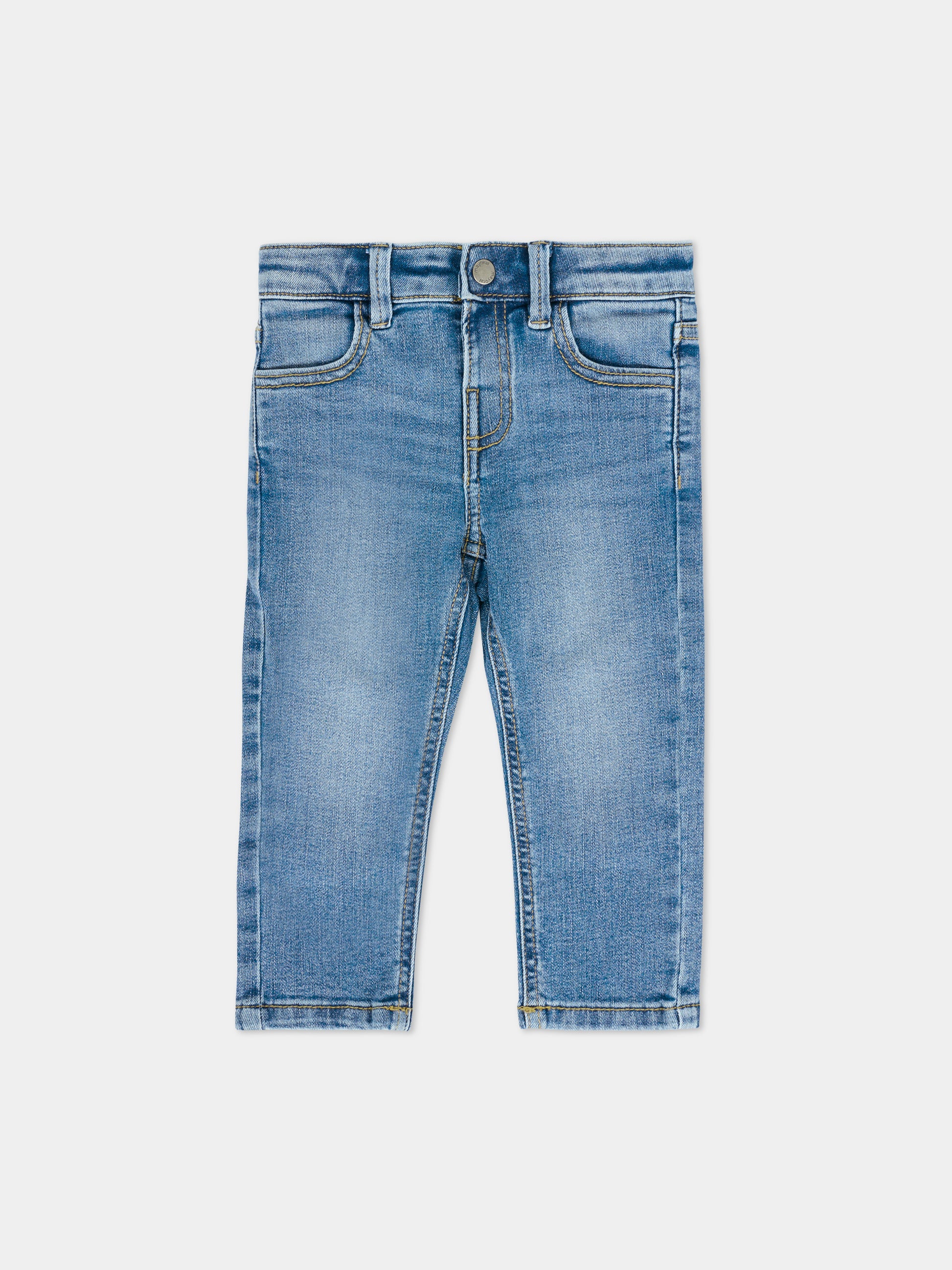 Jeans denim per neonato con logo,Mayoral,510 049