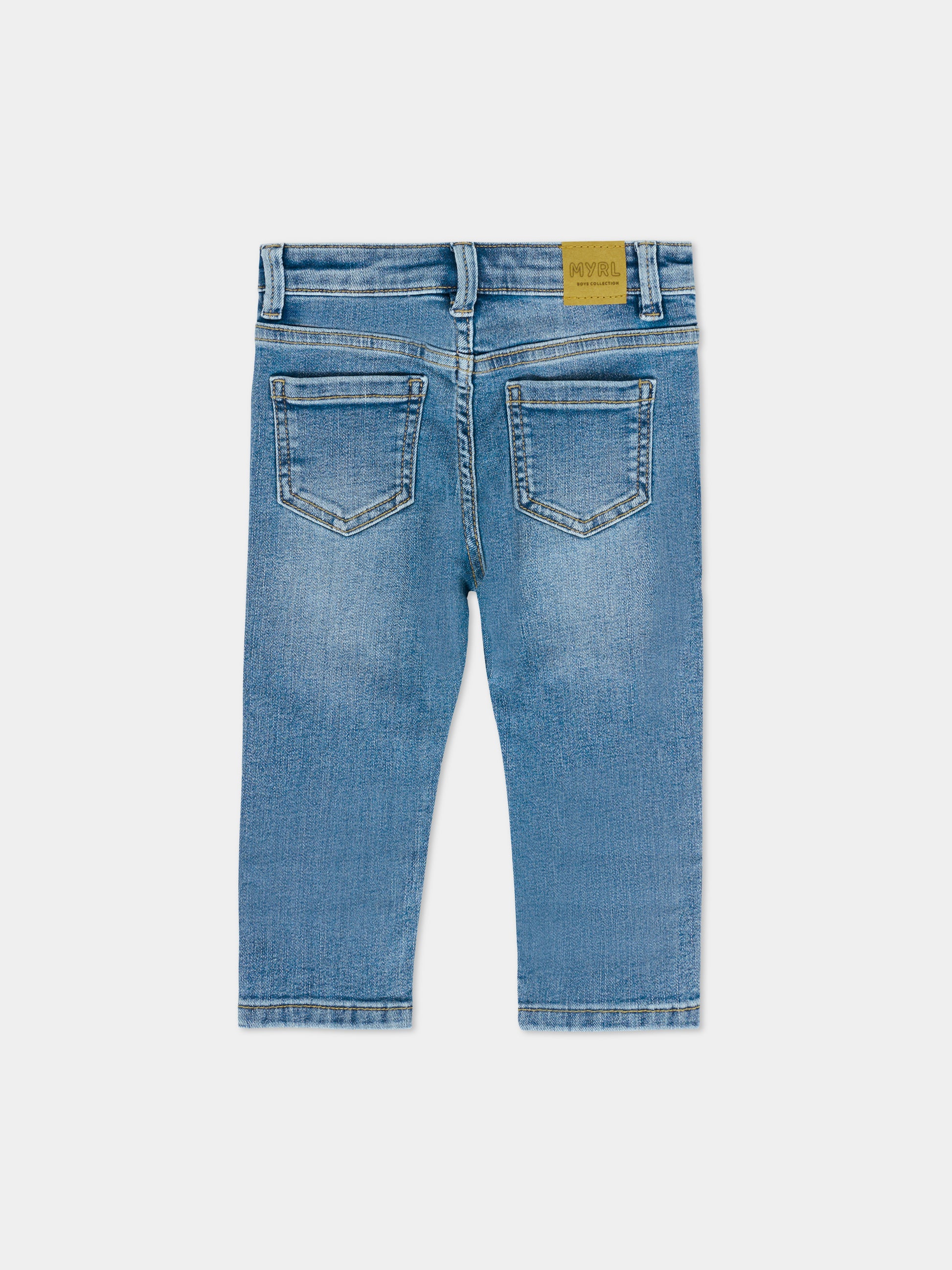 Jeans denim per neonato con logo,Mayoral,510 049