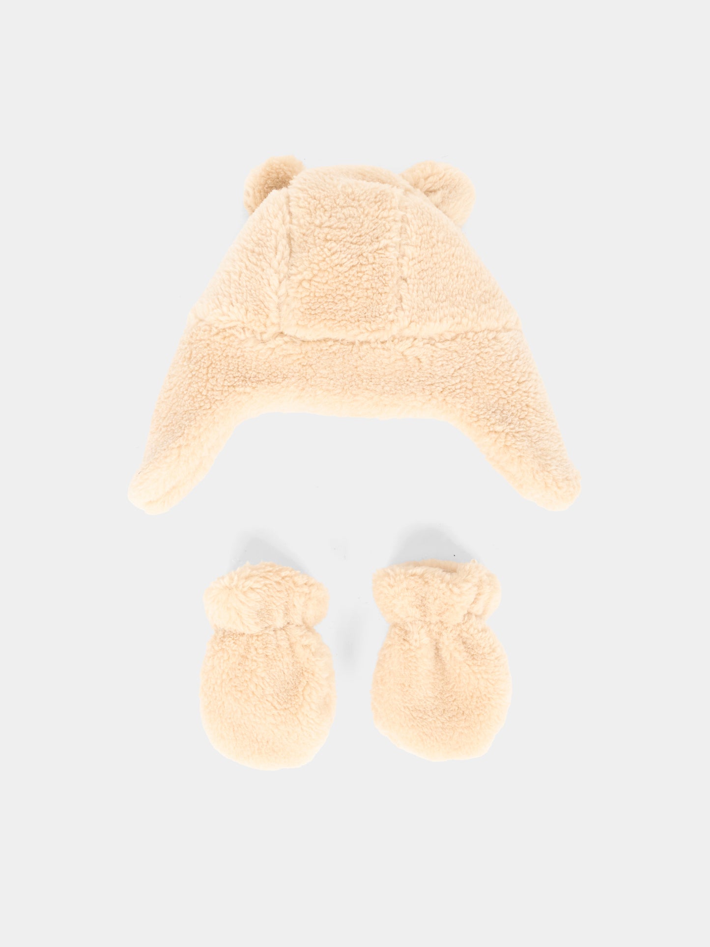 Set accessori beige per neonato con orsetto,Mayoral,10023 066