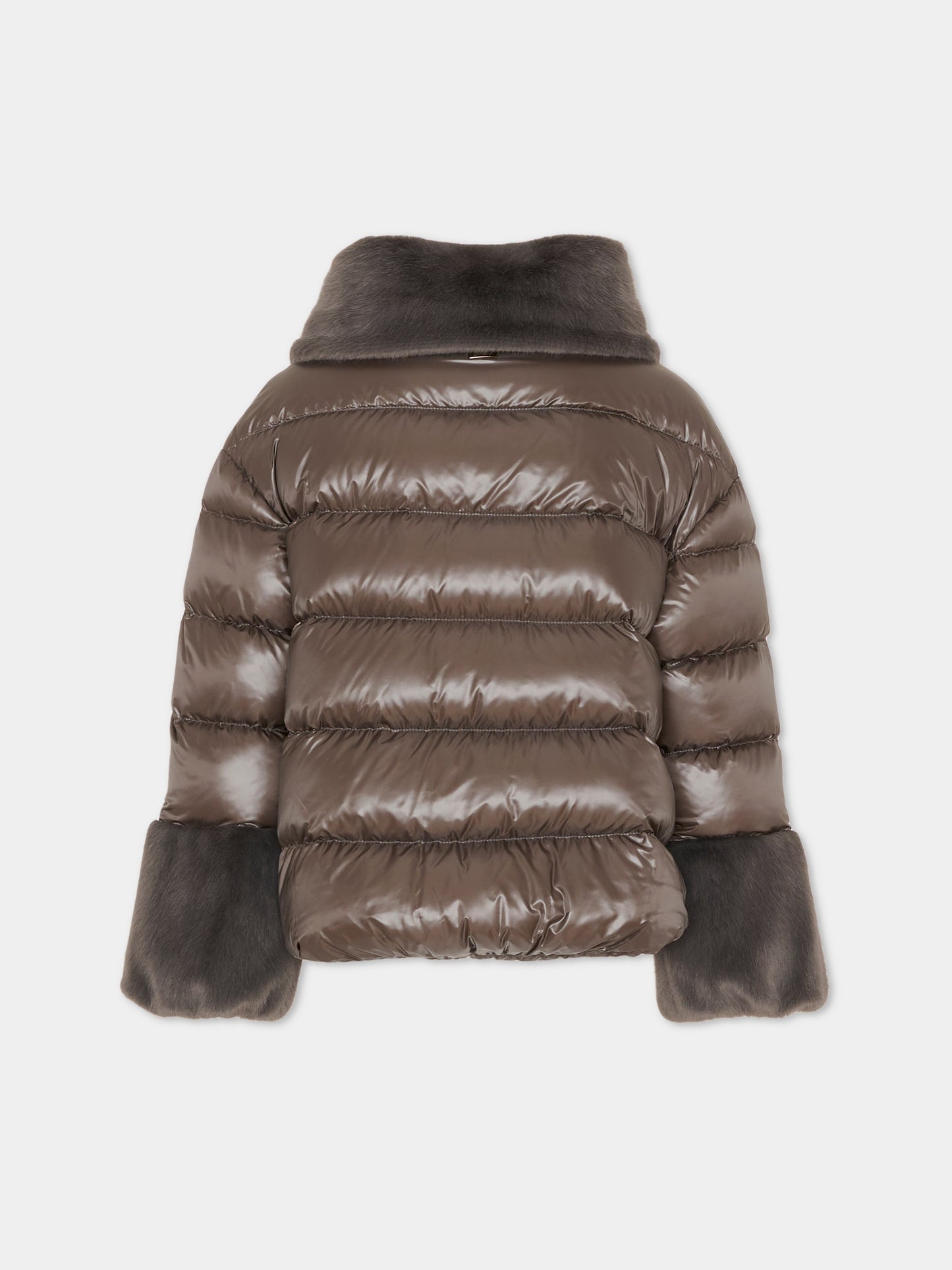 Piumino grigio per bambina,Herno Kids,PI000183G 12017Z 9480