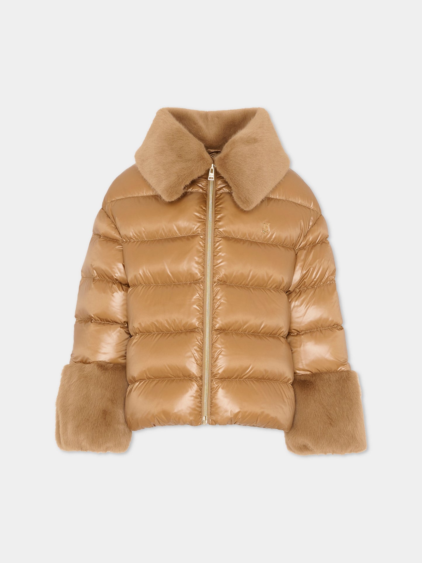 Piumino cammello per bambina,Herno Kids,PI000183G 12017Z 2157