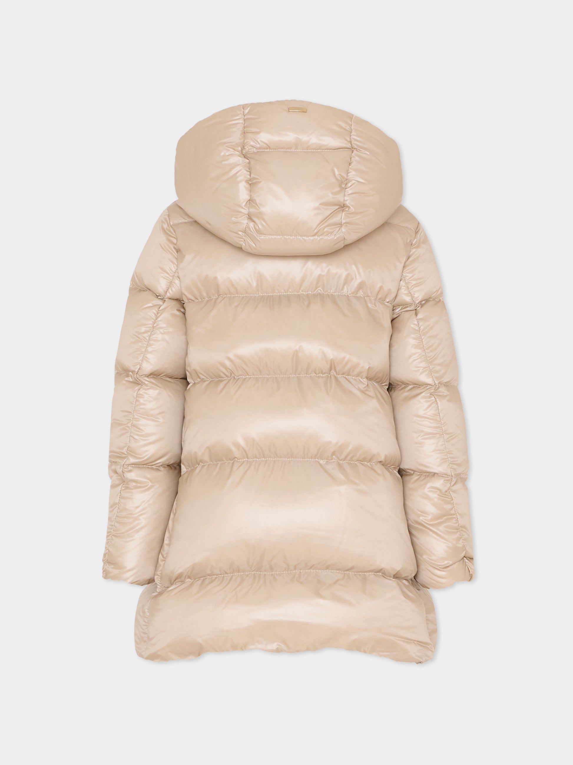 Piumino beige per bambina,Herno Kids,PI000187G 12017Z 1985