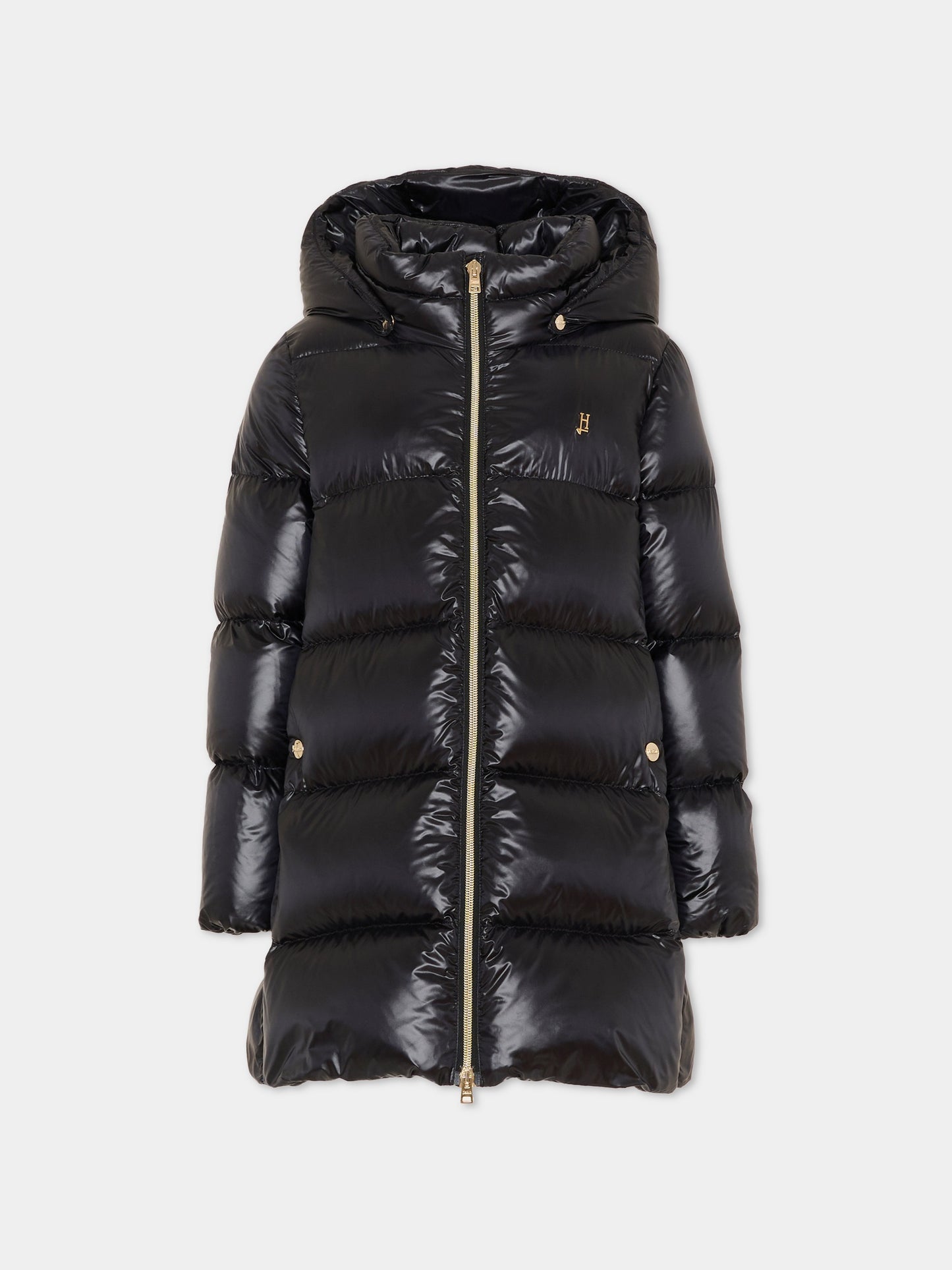 Piumino nero per bambina,Herno Kids,PI000187G 12017Z 9300