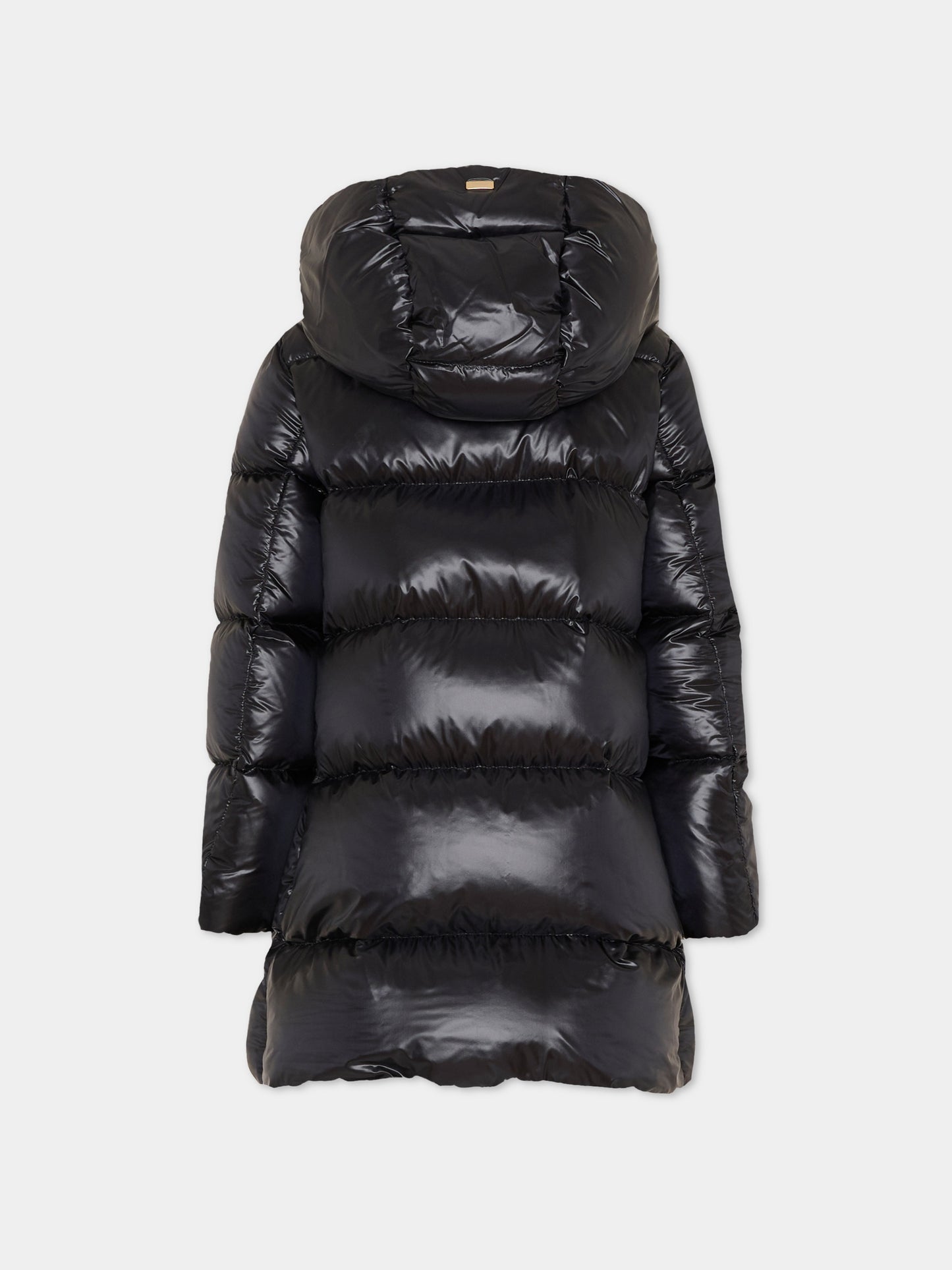 Piumino nero per bambina,Herno Kids,PI000187G 12017Z 9300