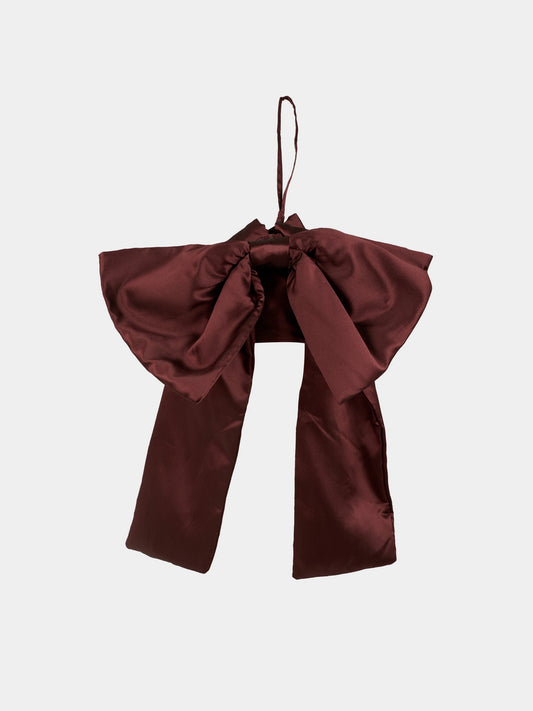 Borsa viola per bambina con fiocco,Douuod Kids,DX0A08 S0207 419