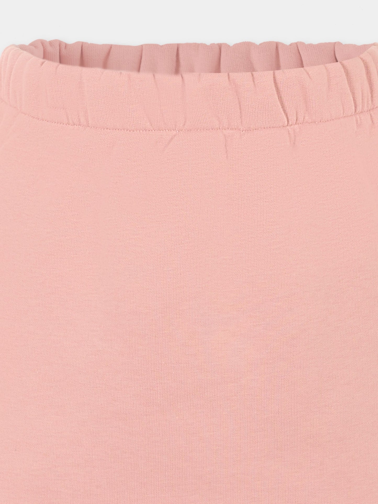 Gonna rosa per bambina con patch logato,Douuod Kids,DX7A61 Z2502 50R