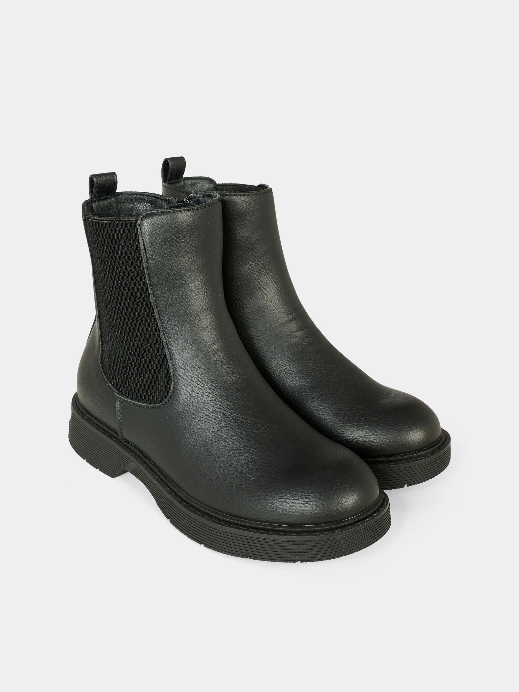 Stivali neri per bambini con logo,Calvin Klein Kids,V3X5 83184 1355999