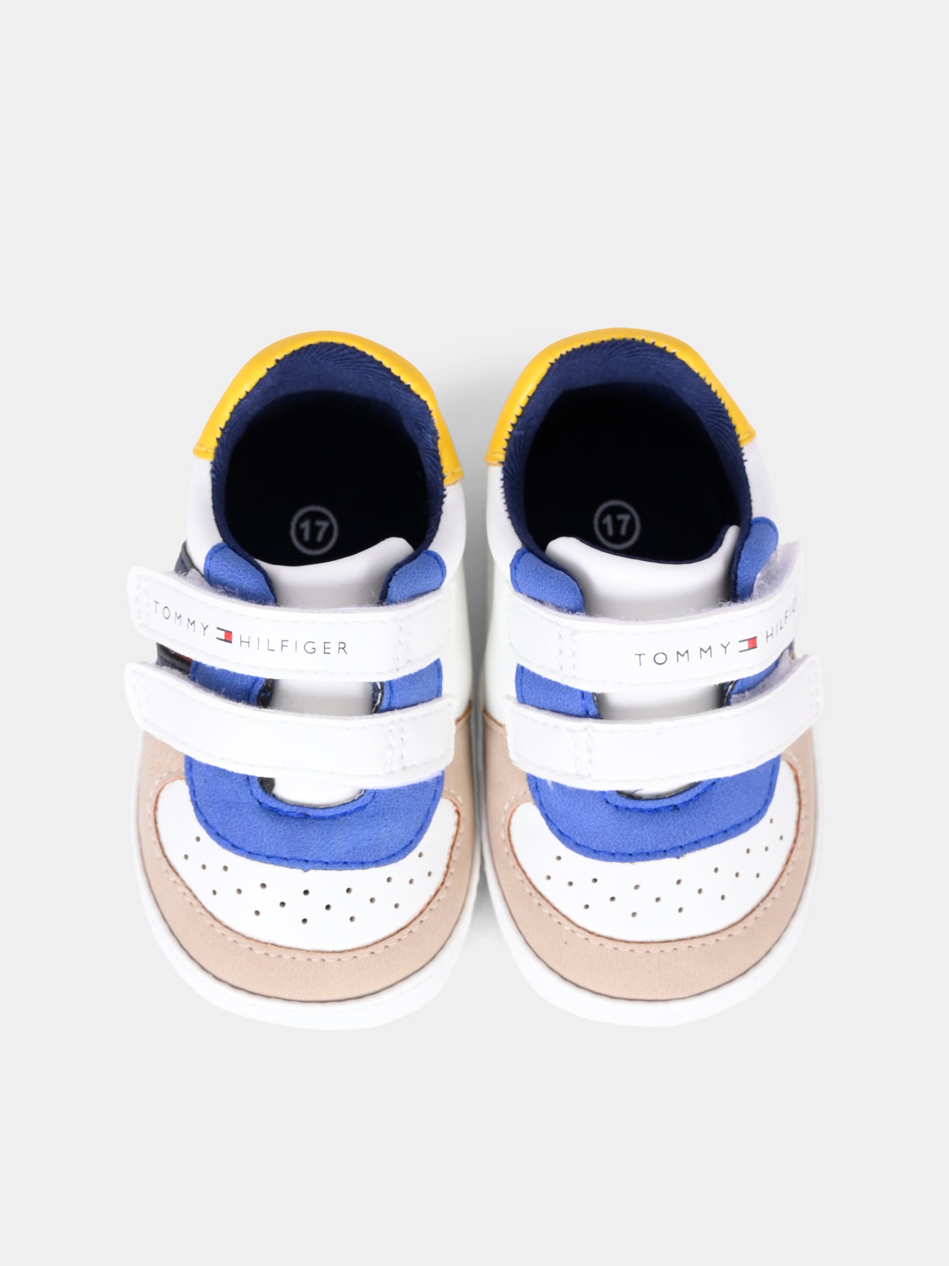 Sneakers multicolor per neonato con logo,Tommy Hilfiger Junior,T0B9 34056 1755Y913