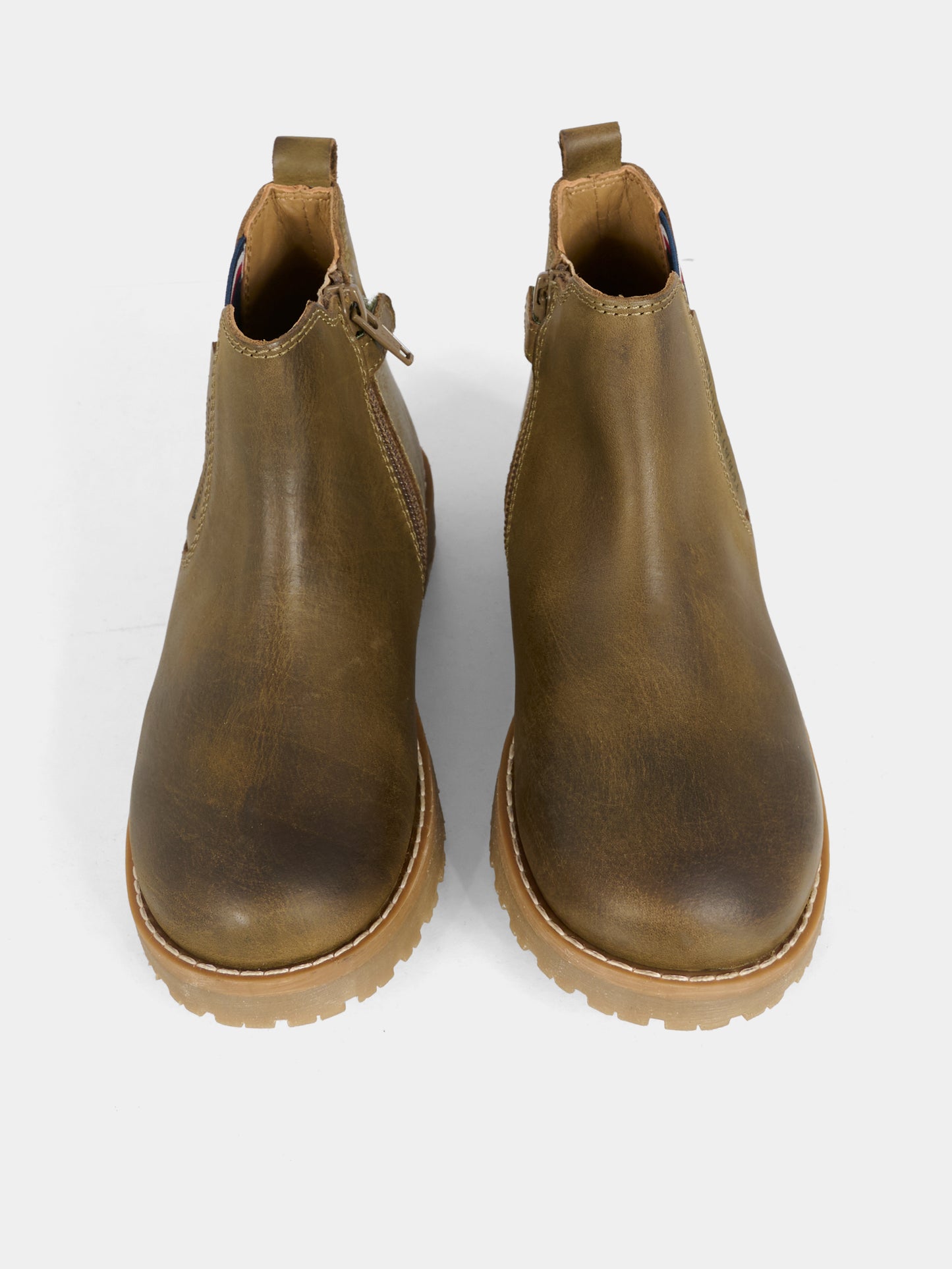 Stivaletti marroni per bambino con logo,Tommy Hilfiger Junior,T1X5 33700 0124414