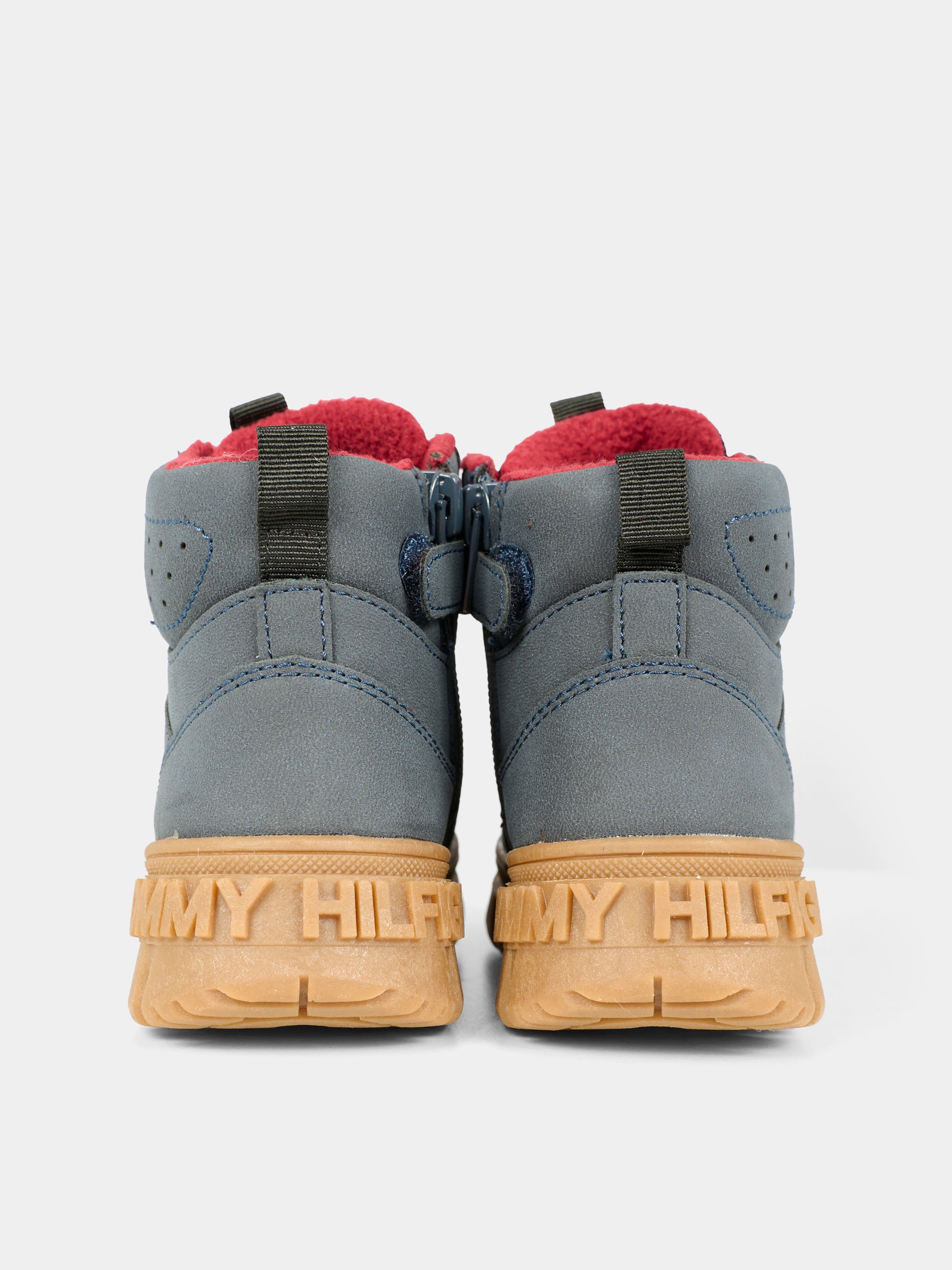 Stivaletti blu per bambino con logo,Tommy Hilfiger Junior,T3X5 34129 1696800