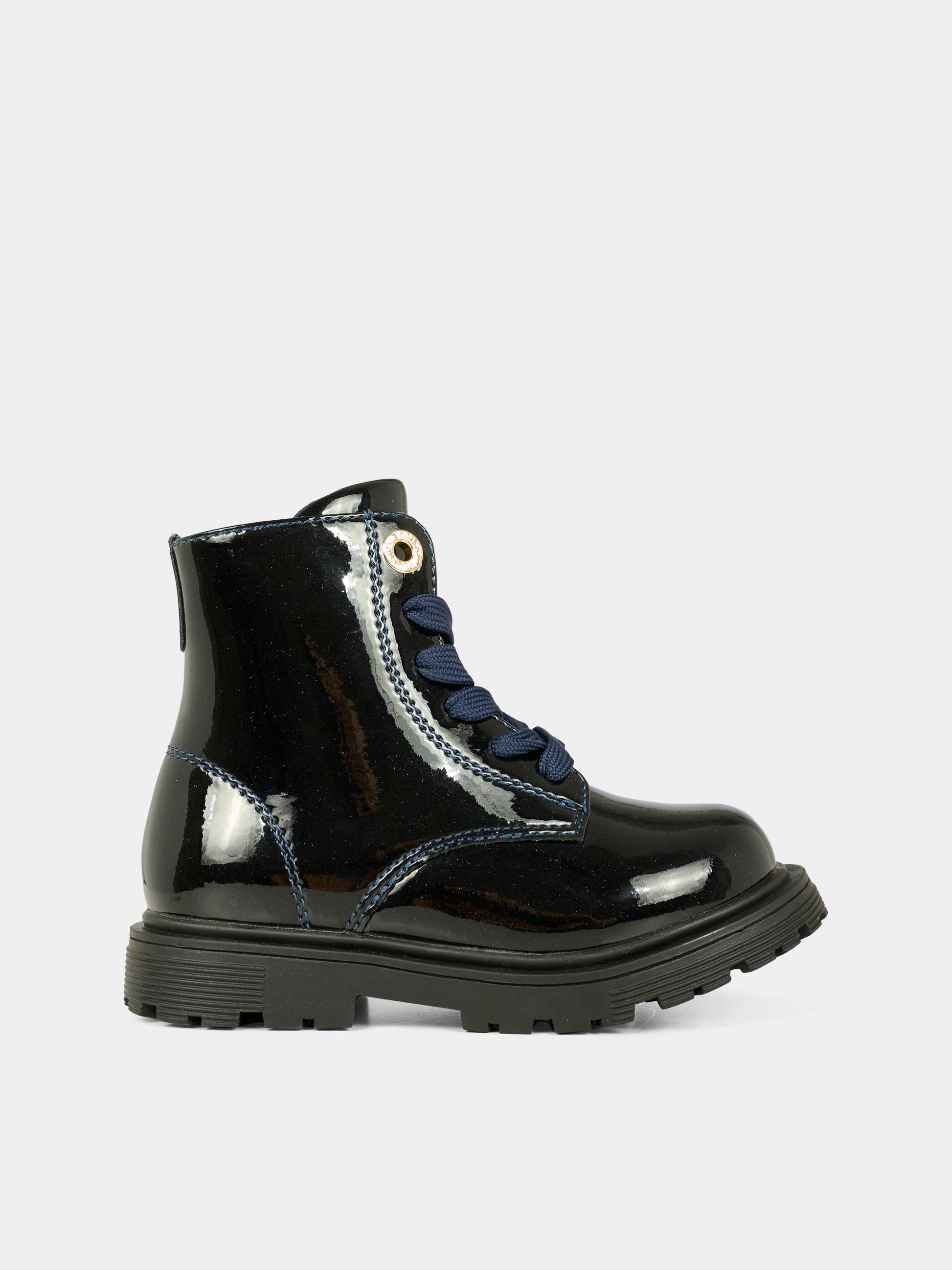 Anfibi blu per bambina con bandierina,Tommy Hilfiger Junior,T1A5 34005 1237800
