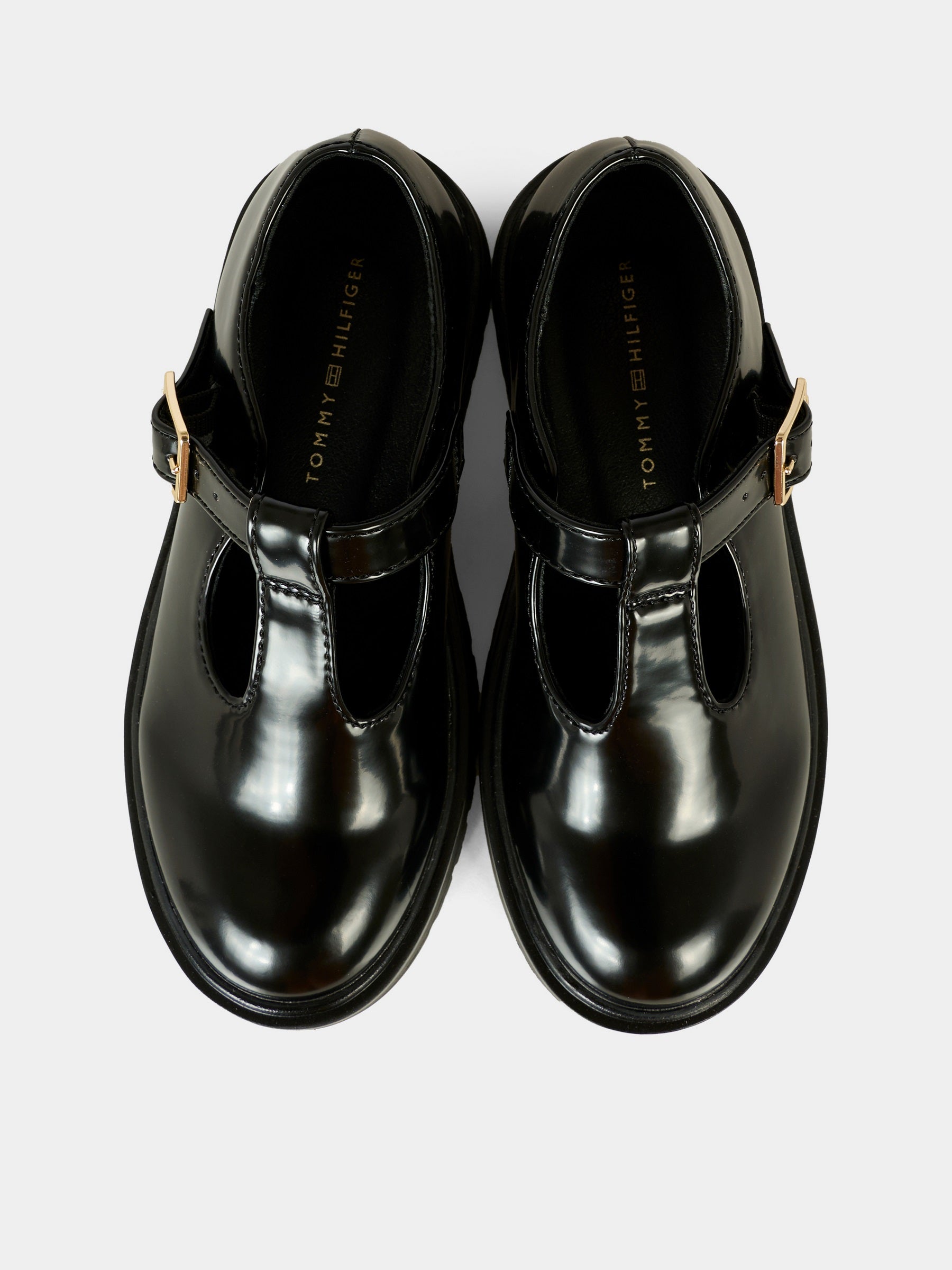 Ballerine occhio di bue nere per bambina con logo,Tommy Hilfiger Junior,T3A3 34009 1453999