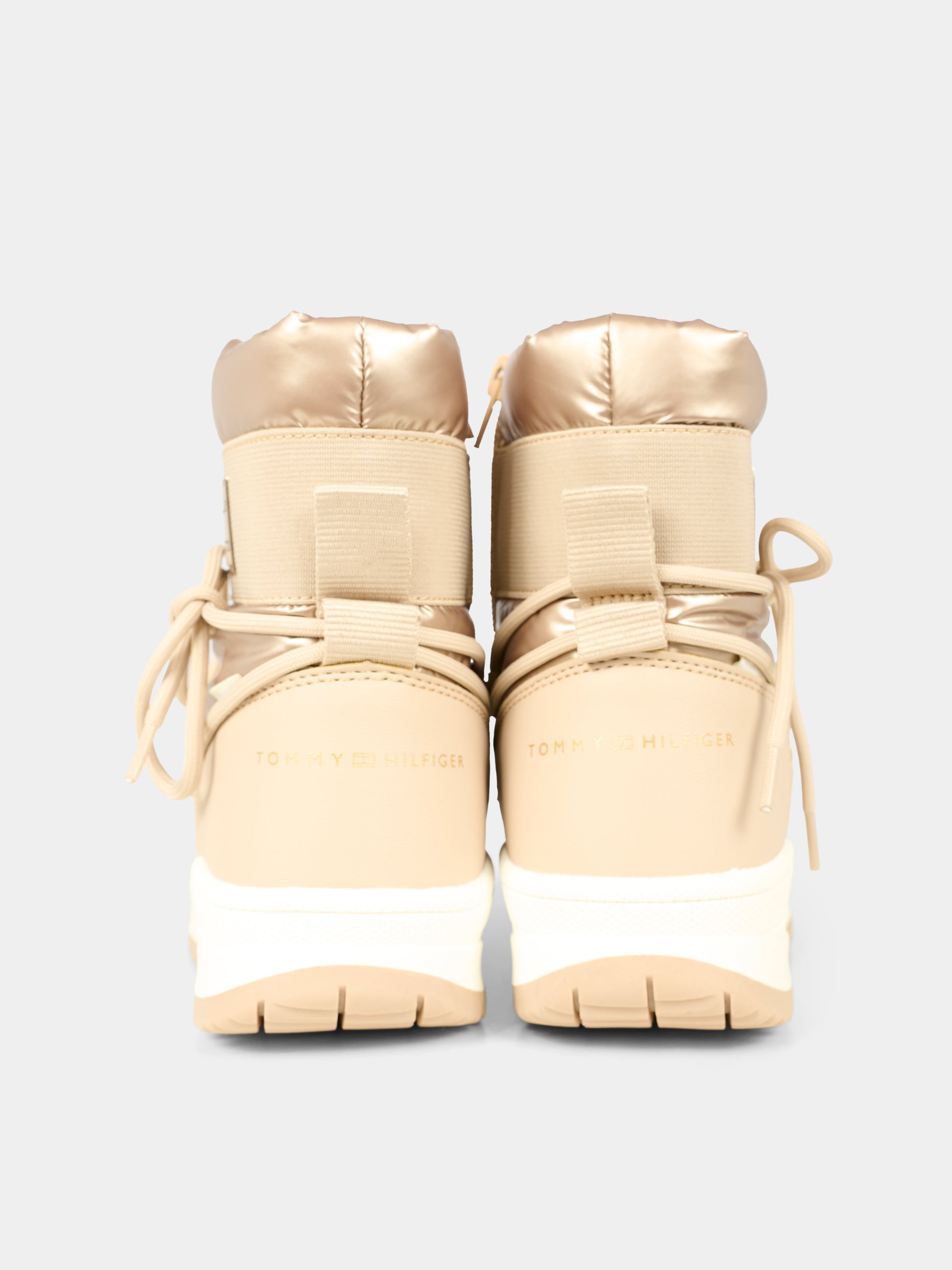 Stivali da neve rosa per bambina con bandierina,Tommy Hilfiger Junior,T3A5 34052 1474591