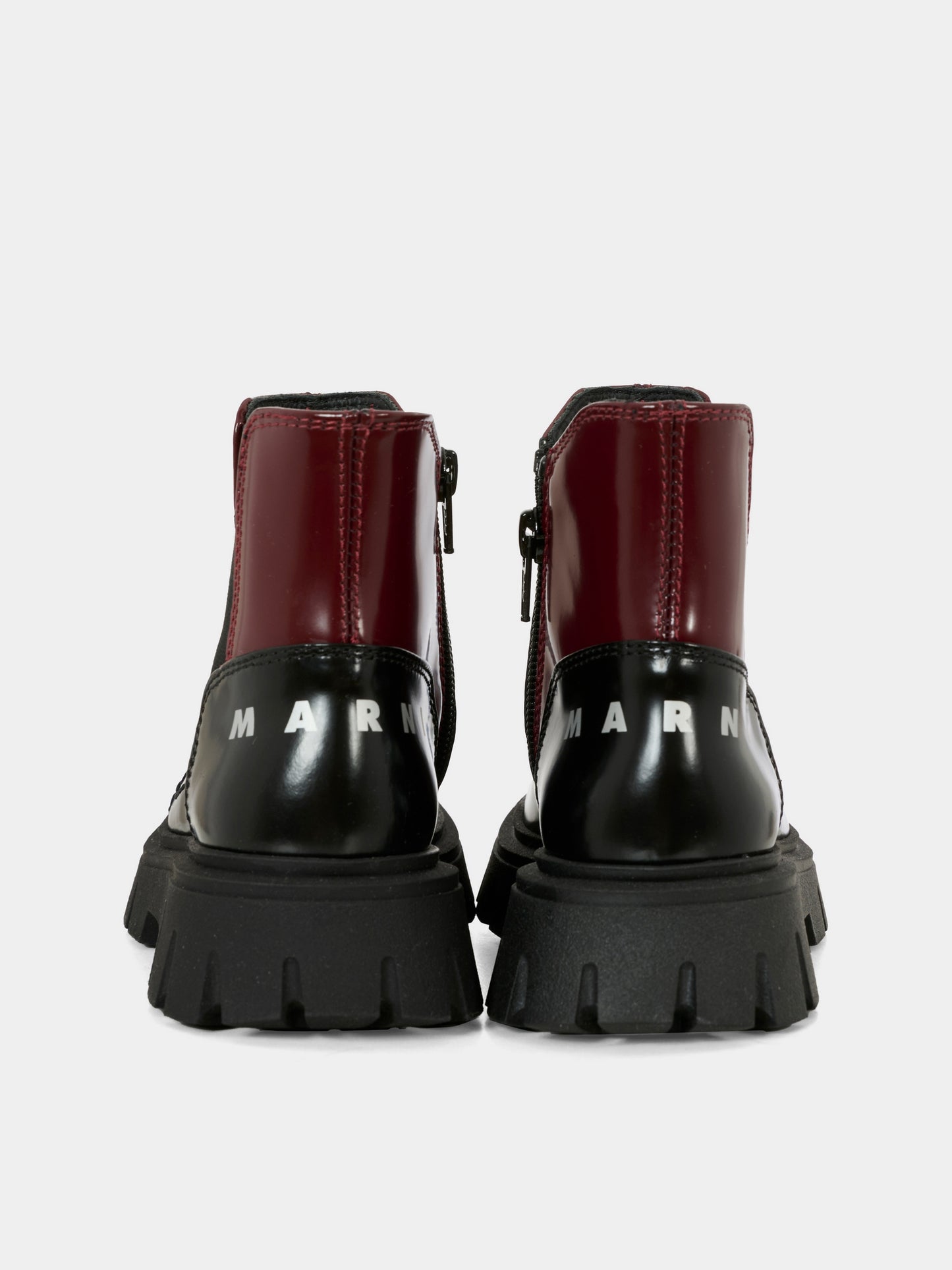 Stivaletti neri per bambini con logo,Marni Kids,82046 - VAR1