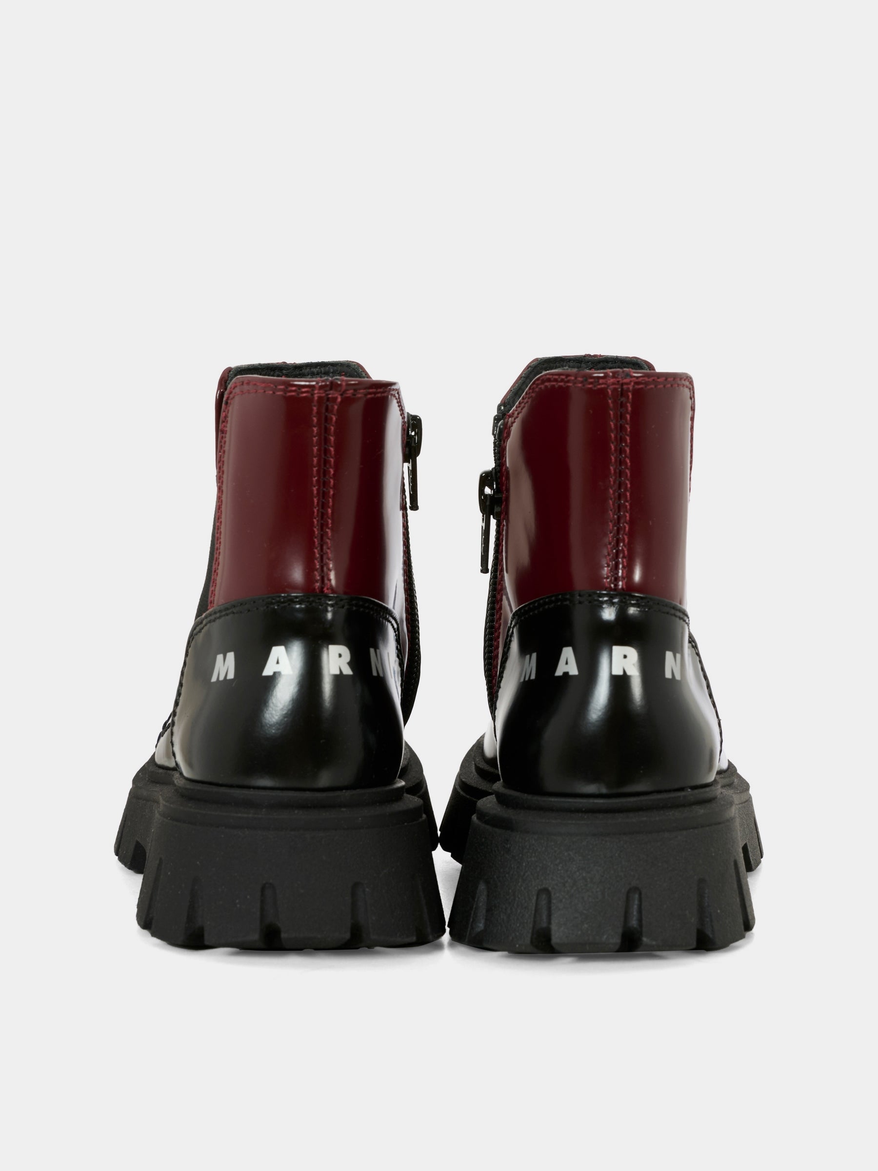 Stivaletti neri per bambini con logo,Marni Kids,82046 - VAR1