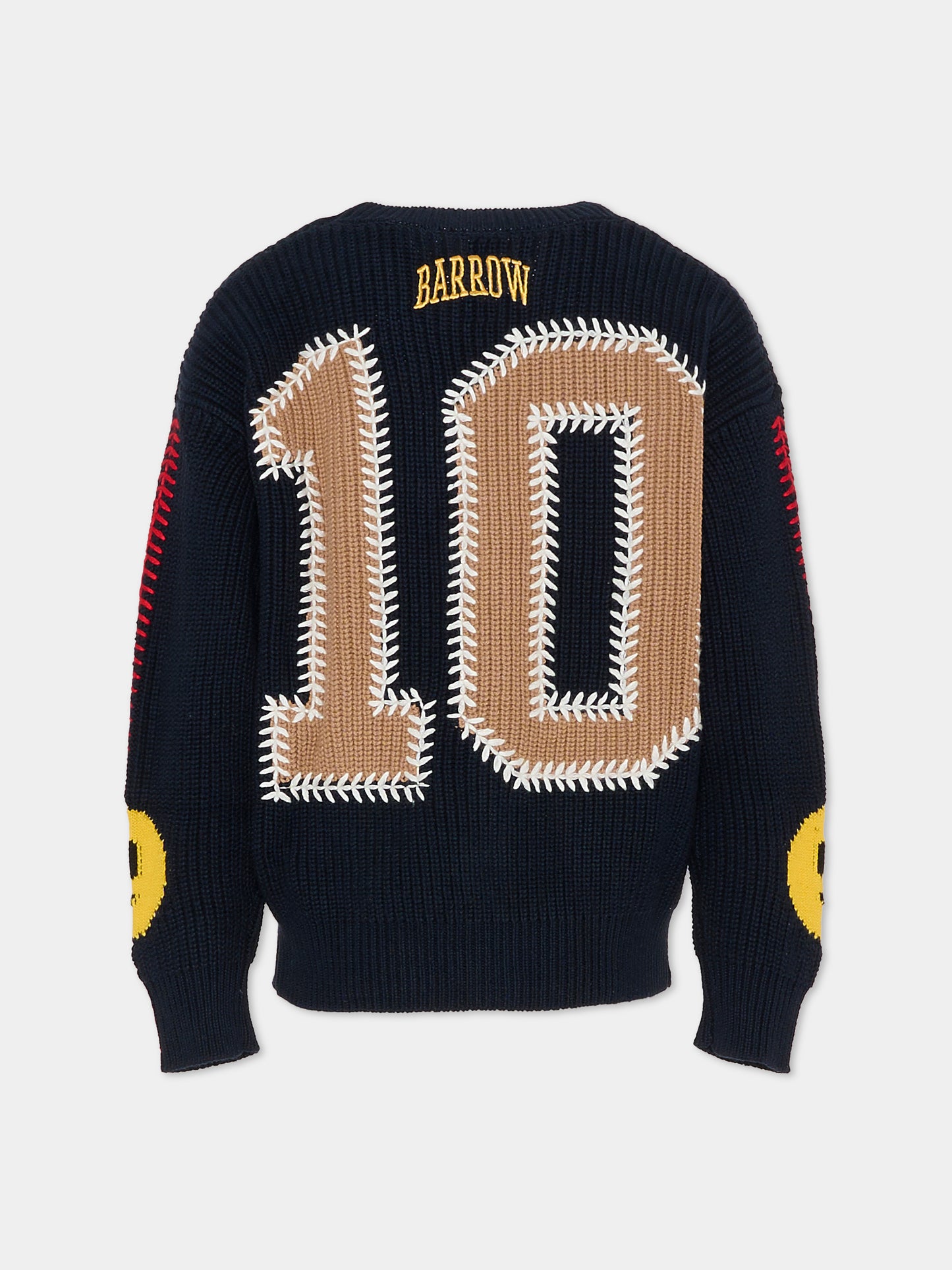 Cardigan blu per bambino con smile,Barrow,F5BKJUCA065 060