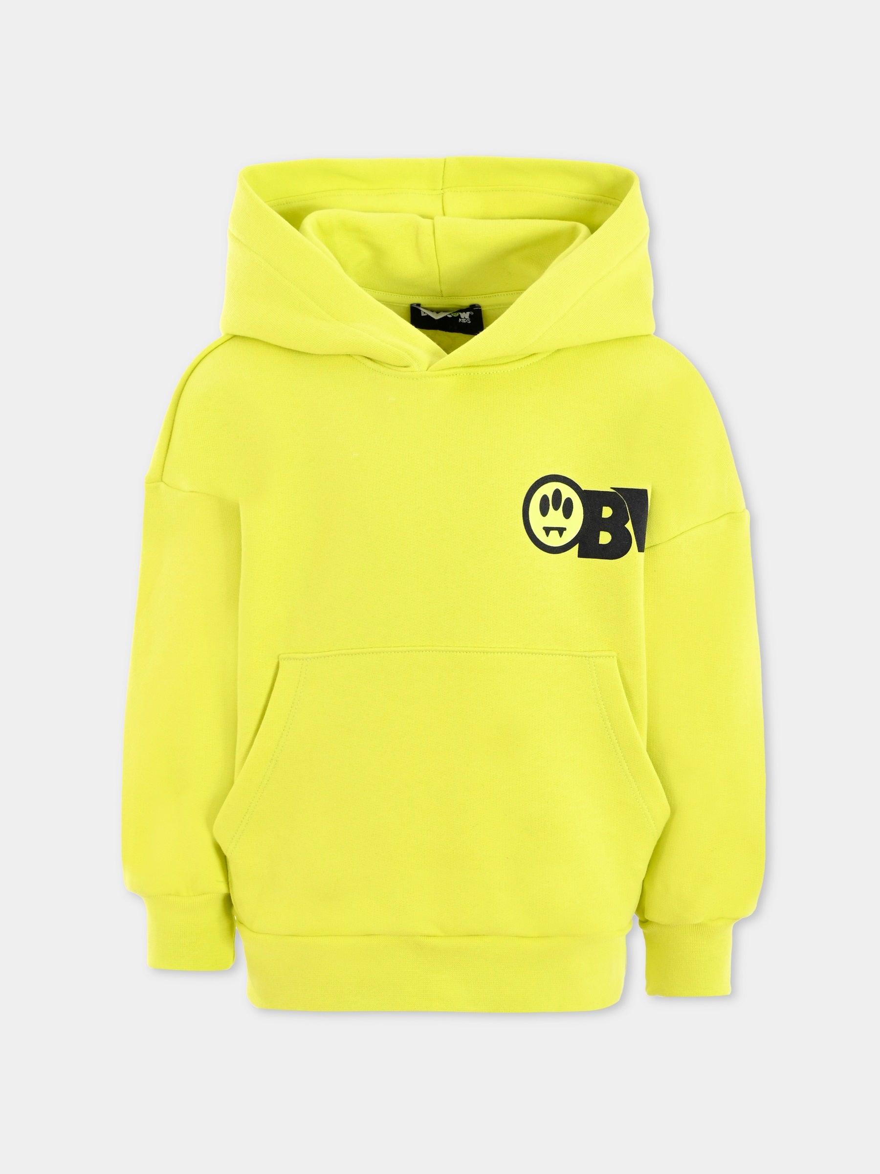 Felpa gialla per bambini con stampa Bear,Barrow,F5BKJUHS045 086