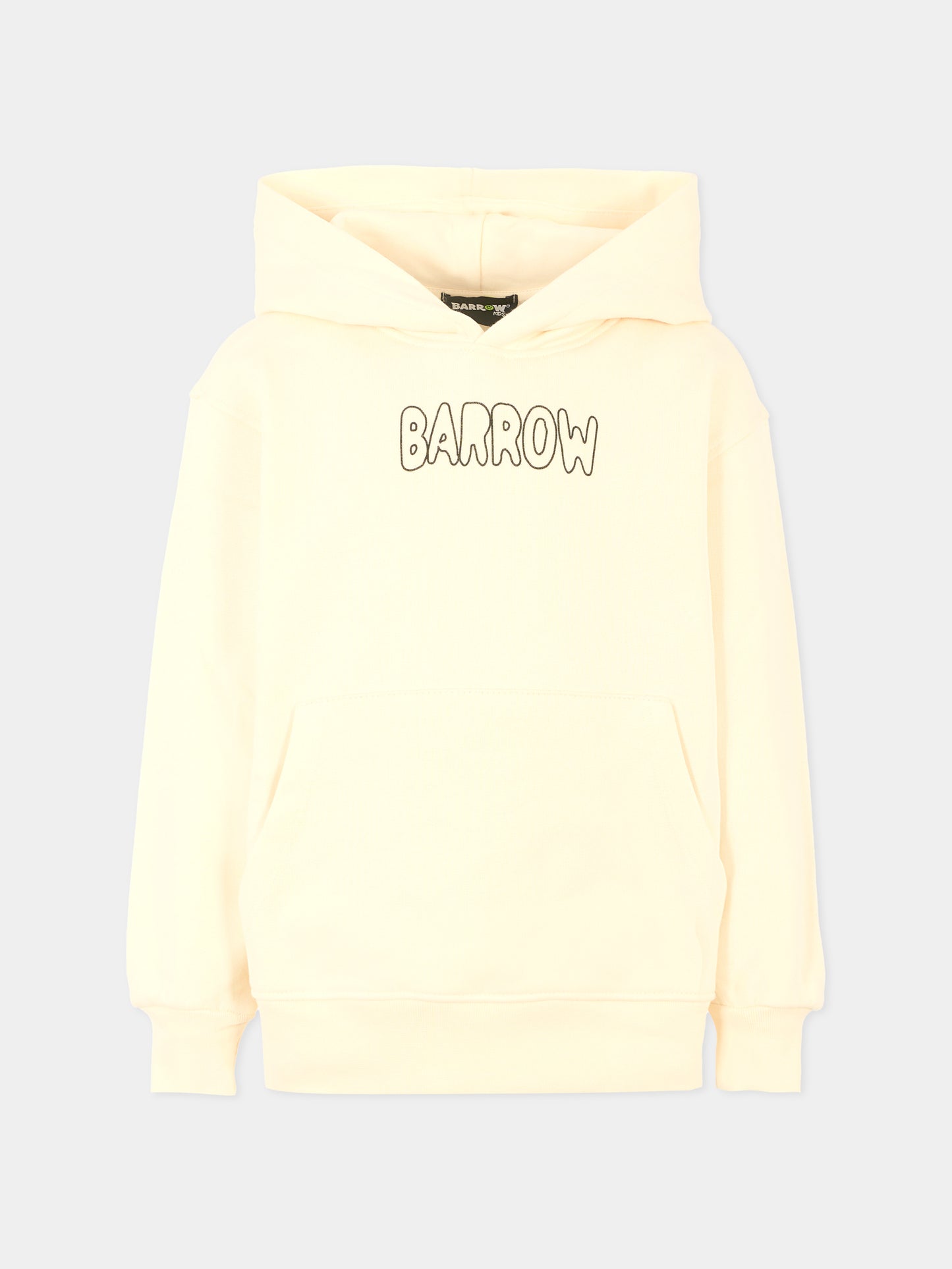 Felpa avorio per bambini con logo e stampa Bear,Barrow,F5BKJUHS225 013