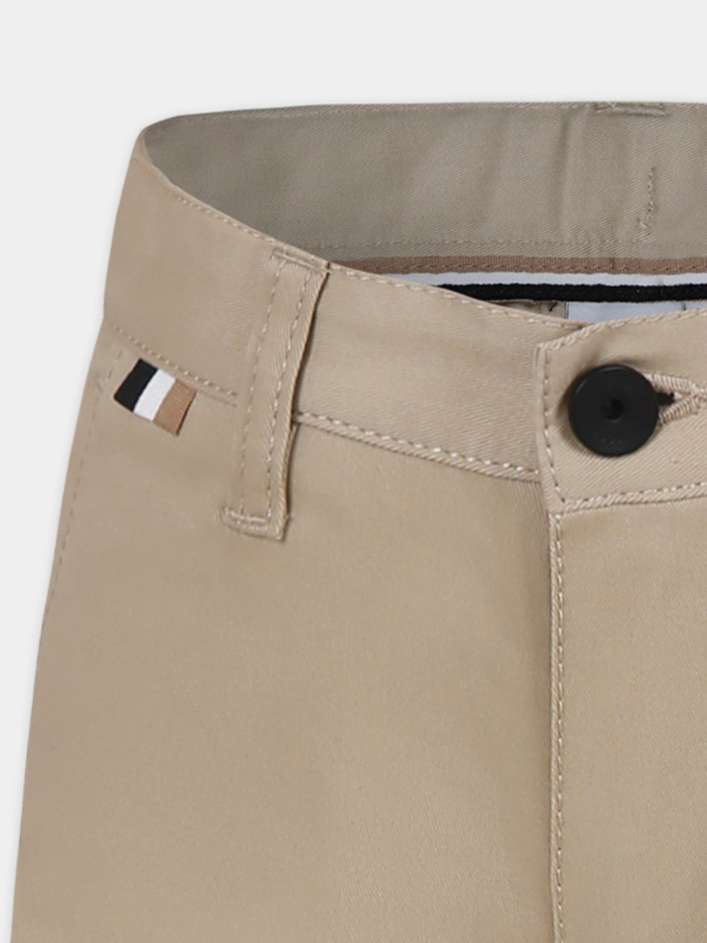 Shorts beige per bambino,Boss,J51990 249