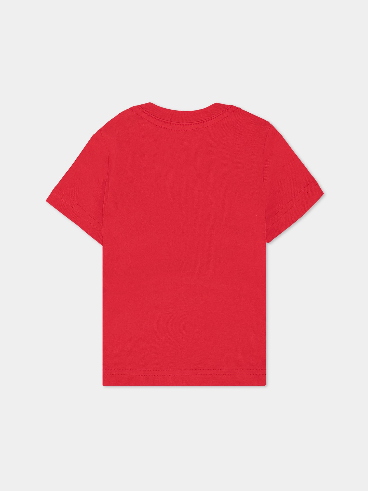 T-shirt rossa per neonati con foglia d'acero,Dsquared2,DQ3112-D00XM-DQ423