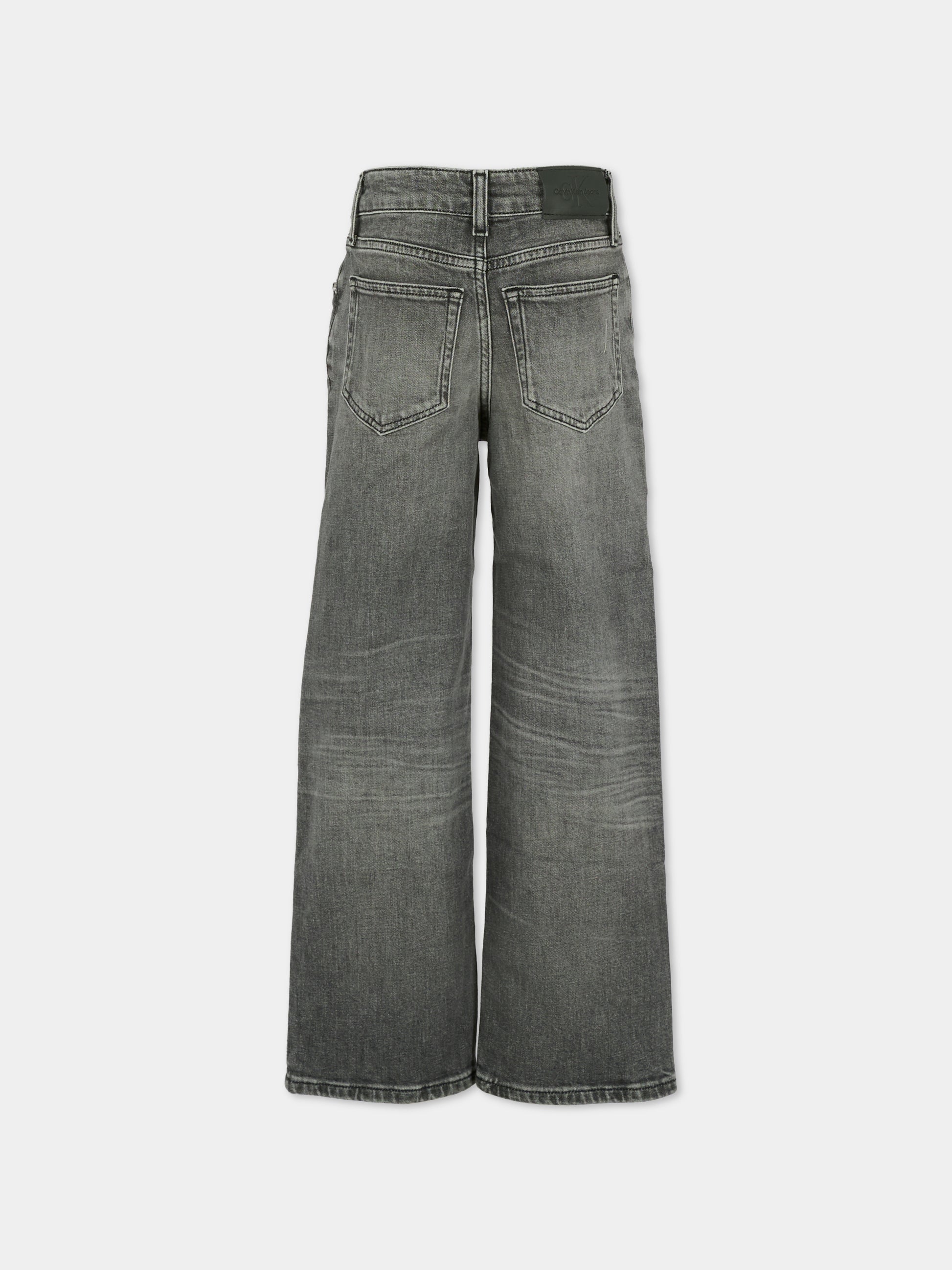 Jeans neri per bambino,Calvin Klein Kids,25WCKIB0IB02550 1BY