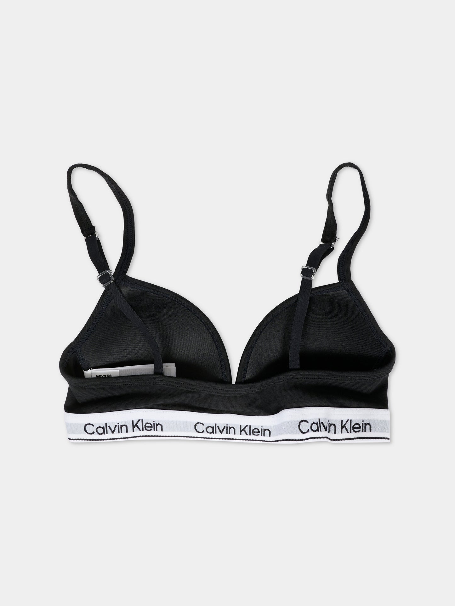 Reggiseno nero per bambina con logo,Calvin Klein Kids,25WCAG80G800736 BEH