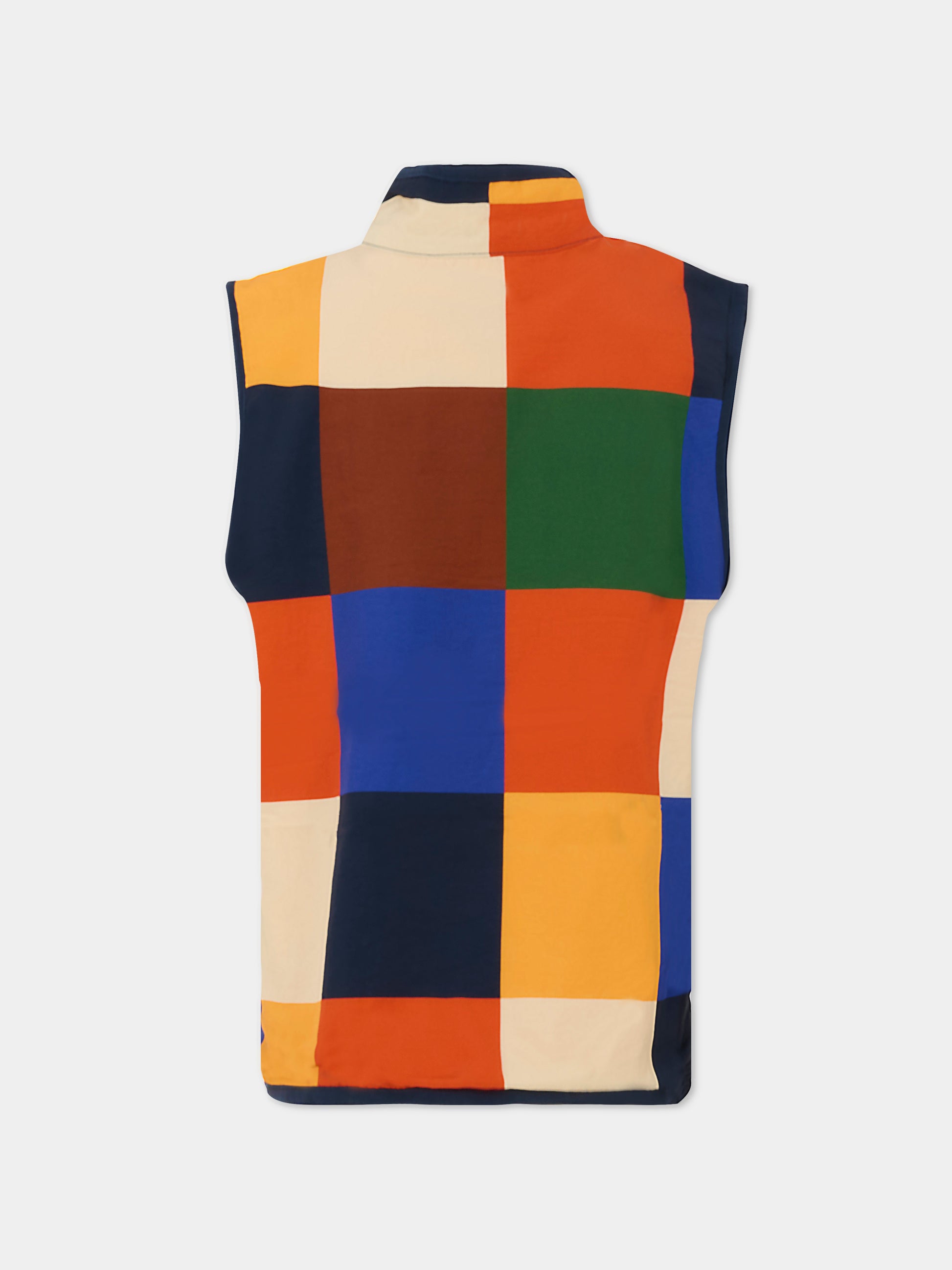 Gilet multicolor reversibile per bambino con logo,Bobo Choses,B225AC127