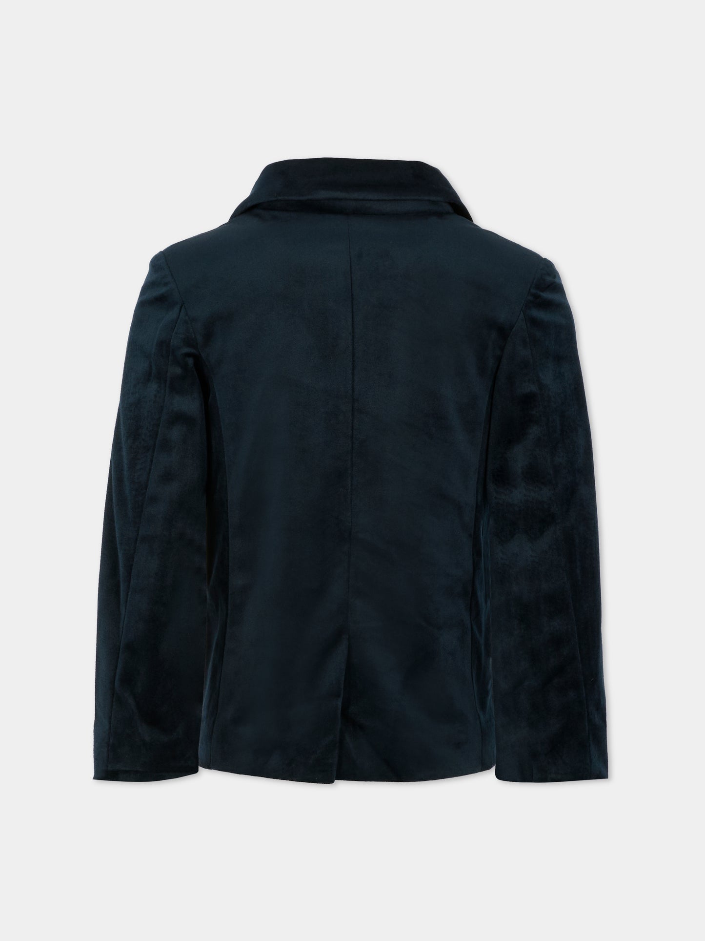 Giacca blu per bambino con logo,Patachou,PAP BLA4133382 360