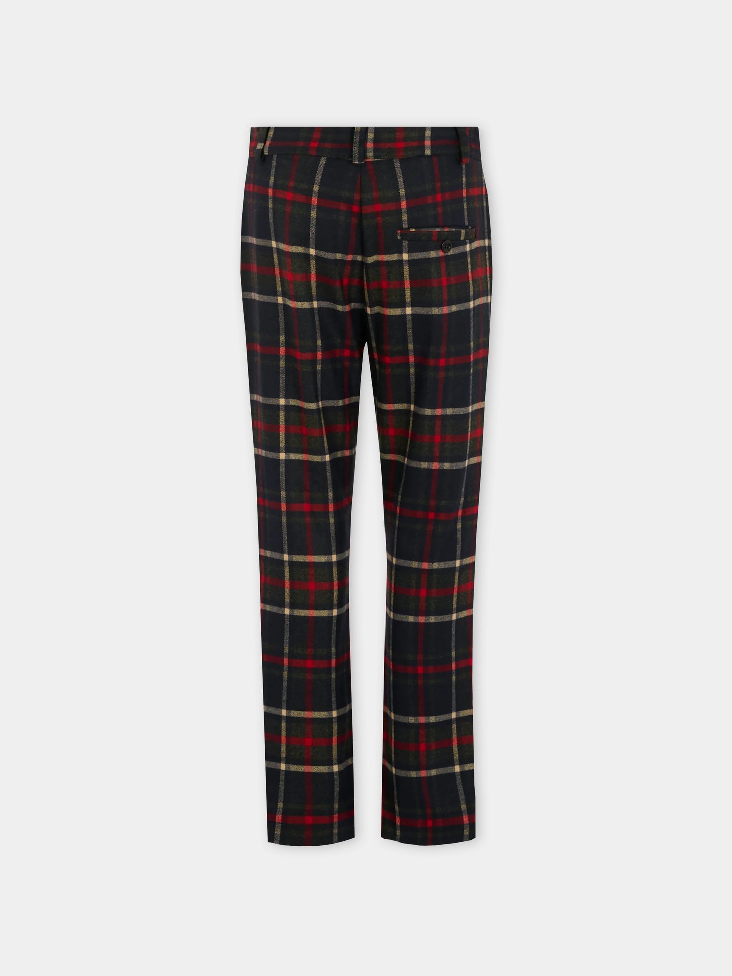 Pantaloni blu per bambino con motivo a quadri,Patachou,PAP CAL4133371 Z0133