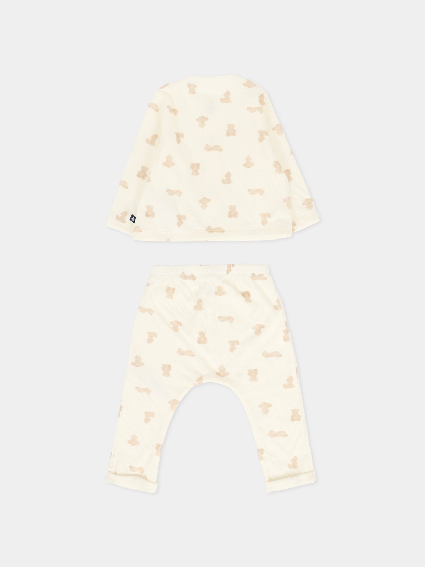 Completo nascita per neonati con orsetti,Petit Bateau,A0DTW 01