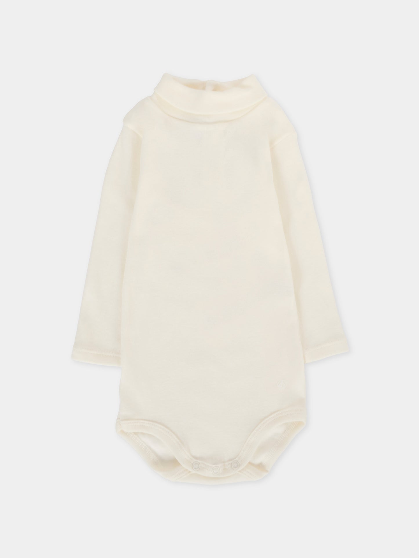 Body avorio per neonata con logo,Petit Bateau,A0DX5 03