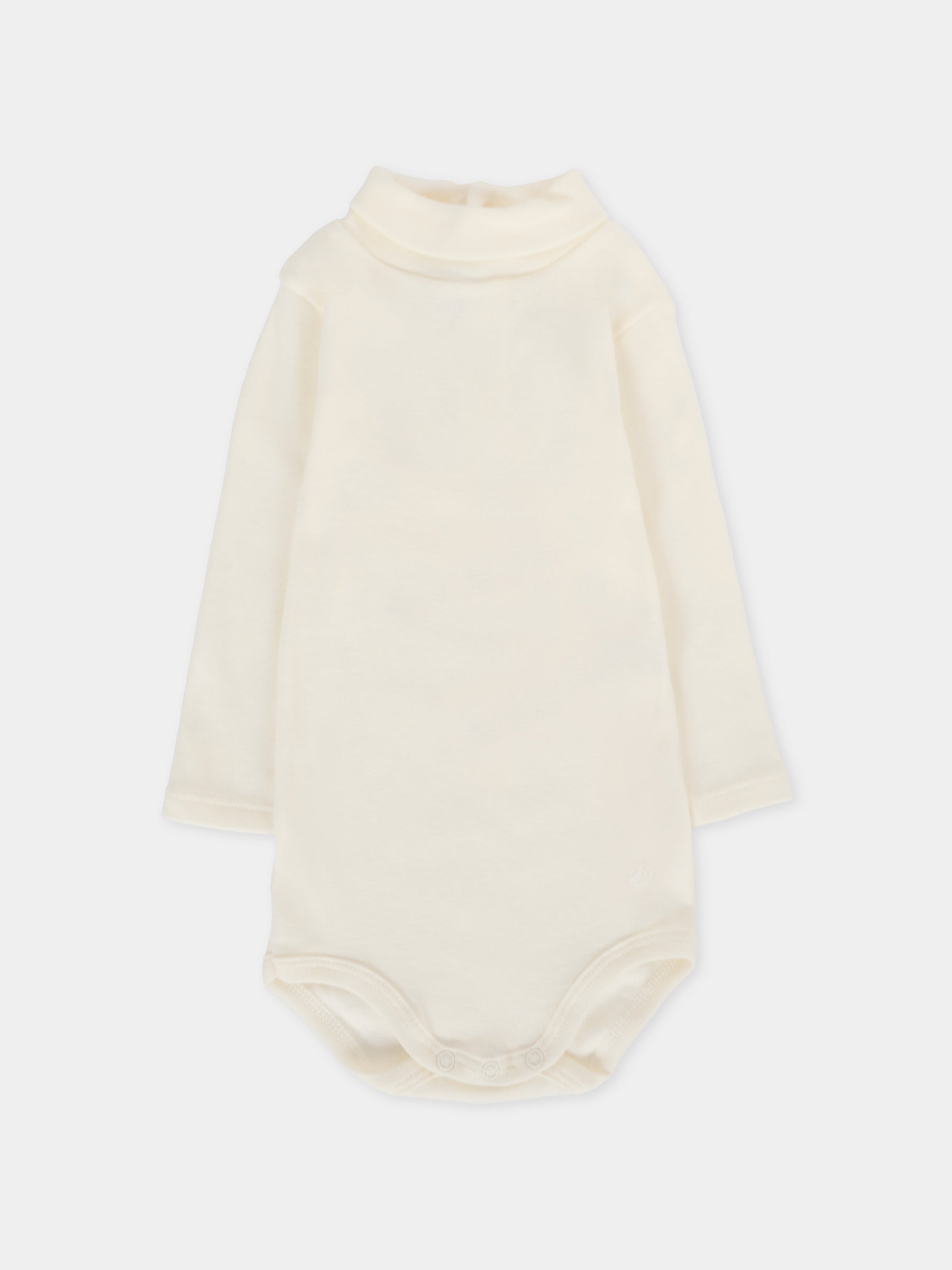 Body avorio per neonata con logo,Petit Bateau,A0DX5 03