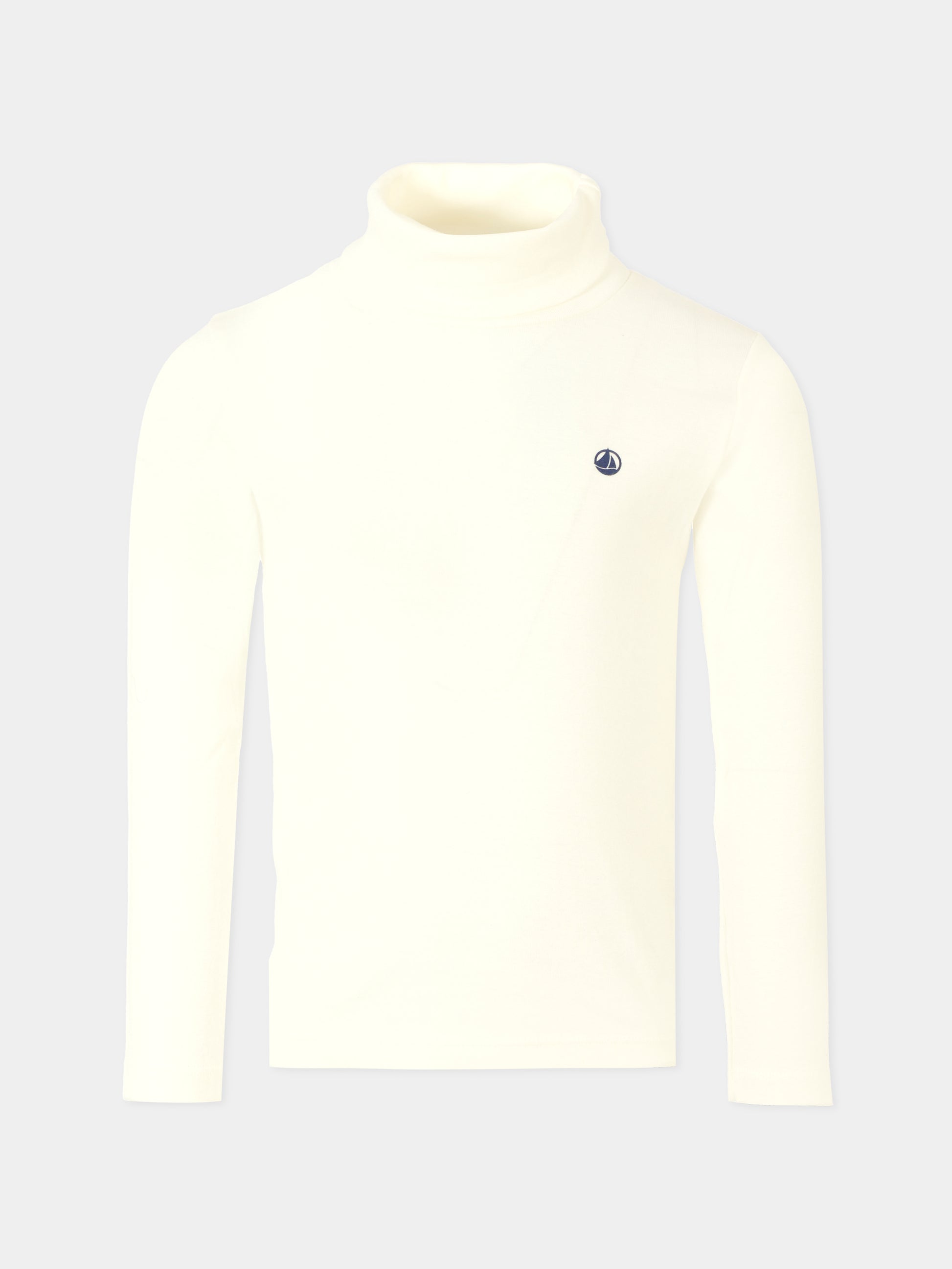 Dolcevita avorio per bambini con logo,Petit Bateau,A0EF5 13