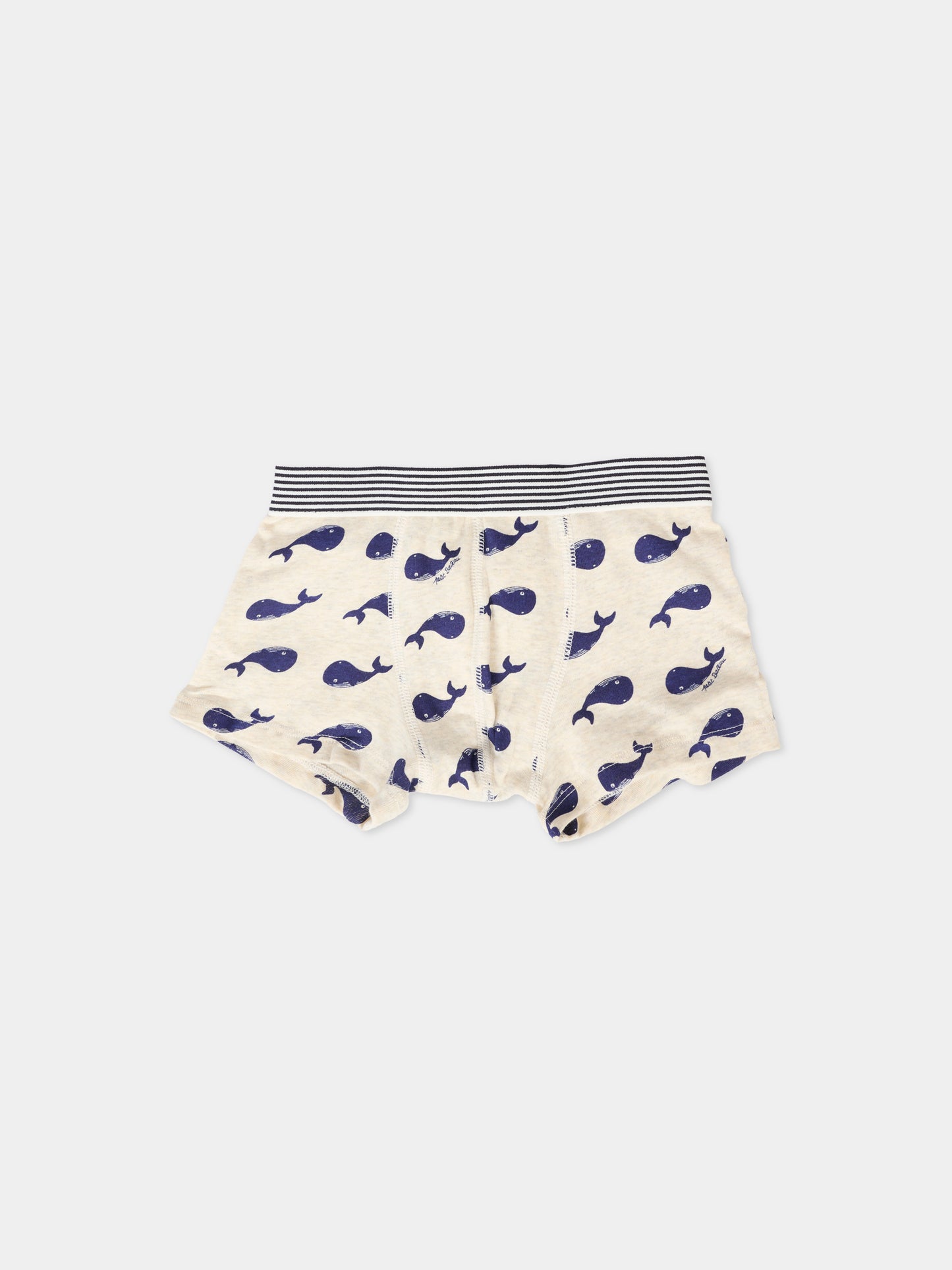 Set boxer multicolor per bambino con balena,Petit Bateau,A0DAH 00
