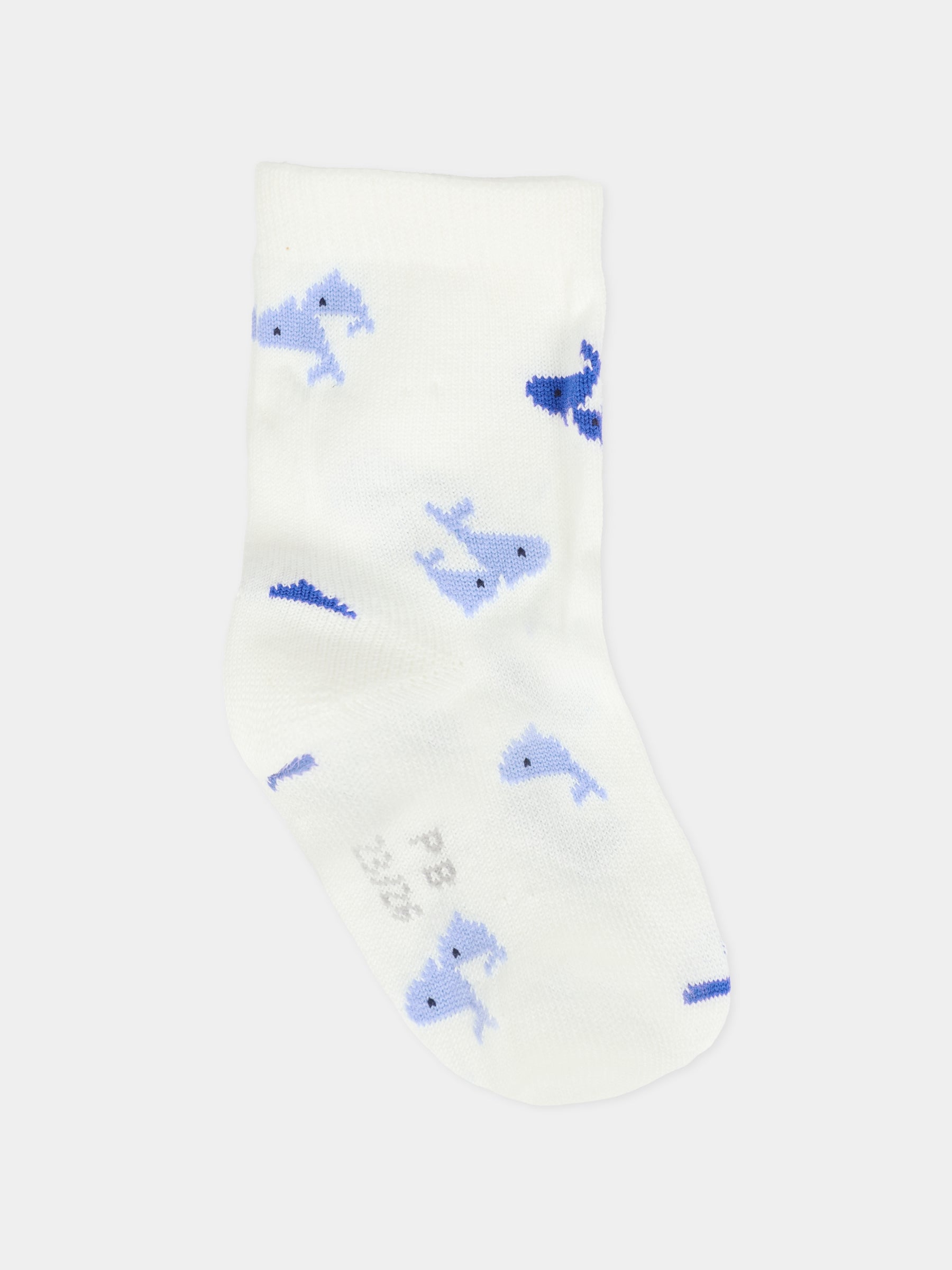 Set calzini multicolor per neonato con balena,Petit Bateau,A0EOO 01