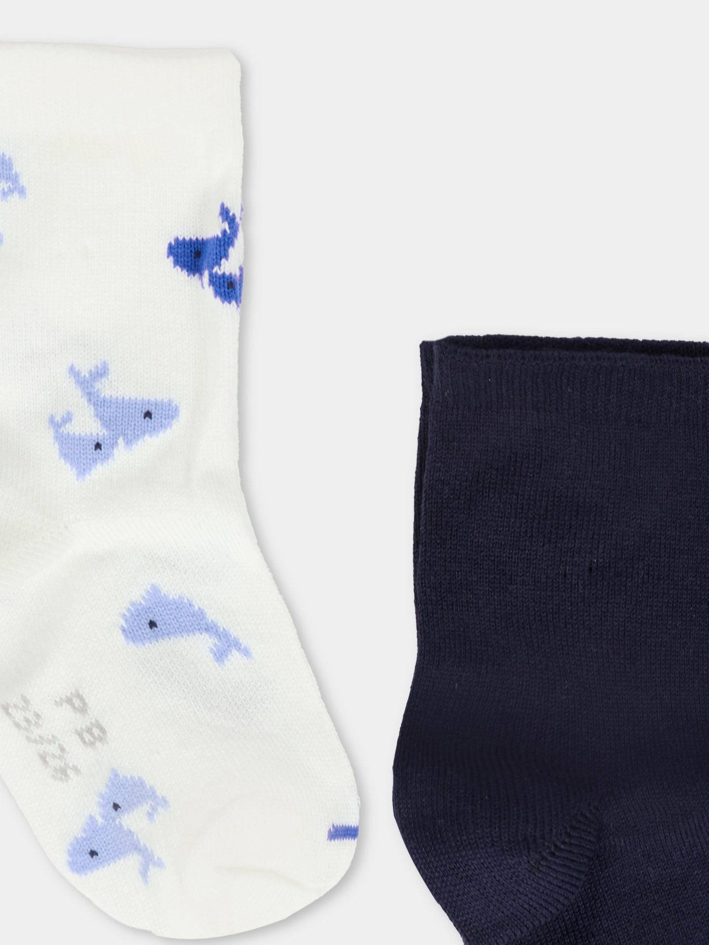 Set calzini multicolor per neonato con balena,Petit Bateau,A0EOO 01