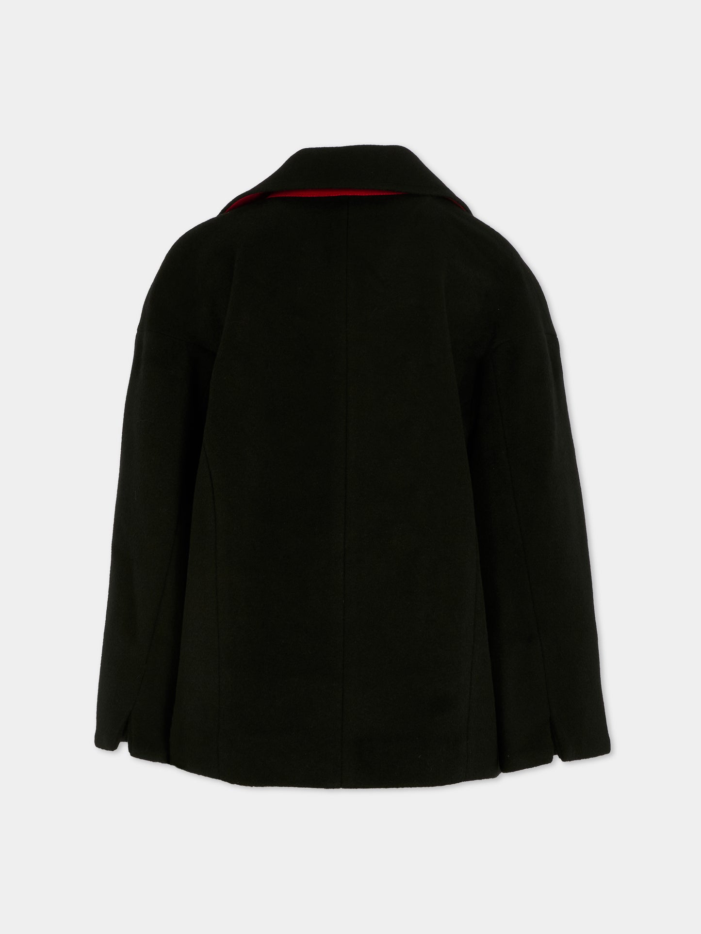 Cappotto nero per bambina,Max&co,MX0229-MX052-MX900